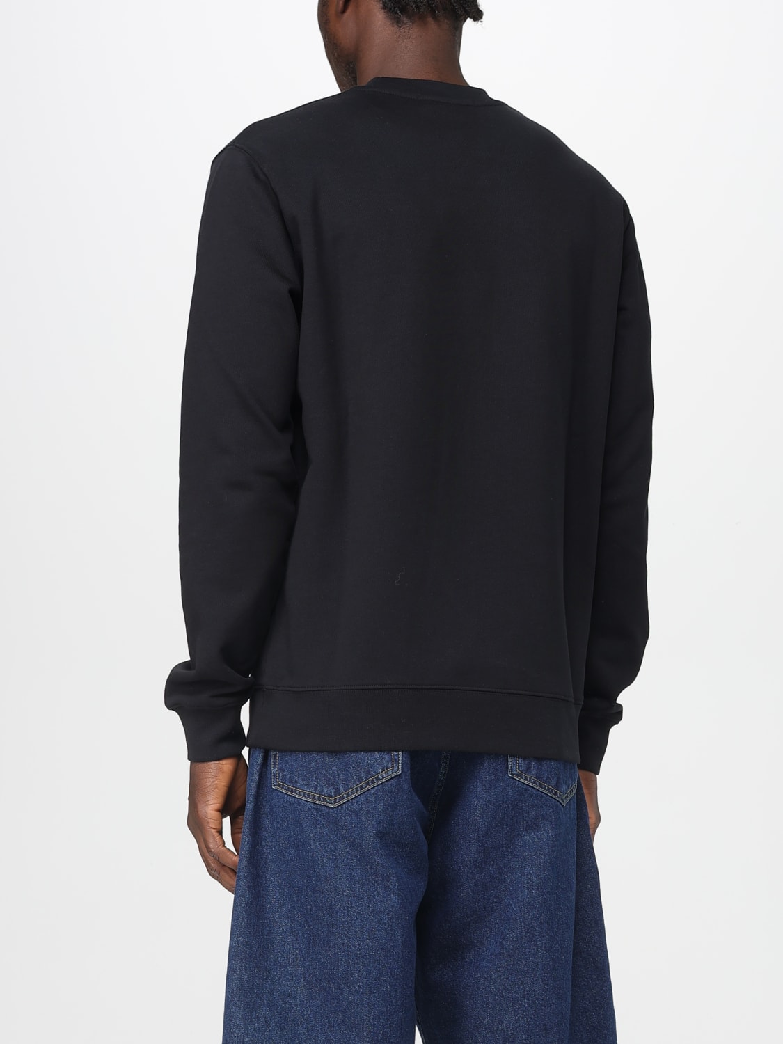 MSGM SWEATSHIRT: Sweatshirt homme MSGM, Noir - Img 2