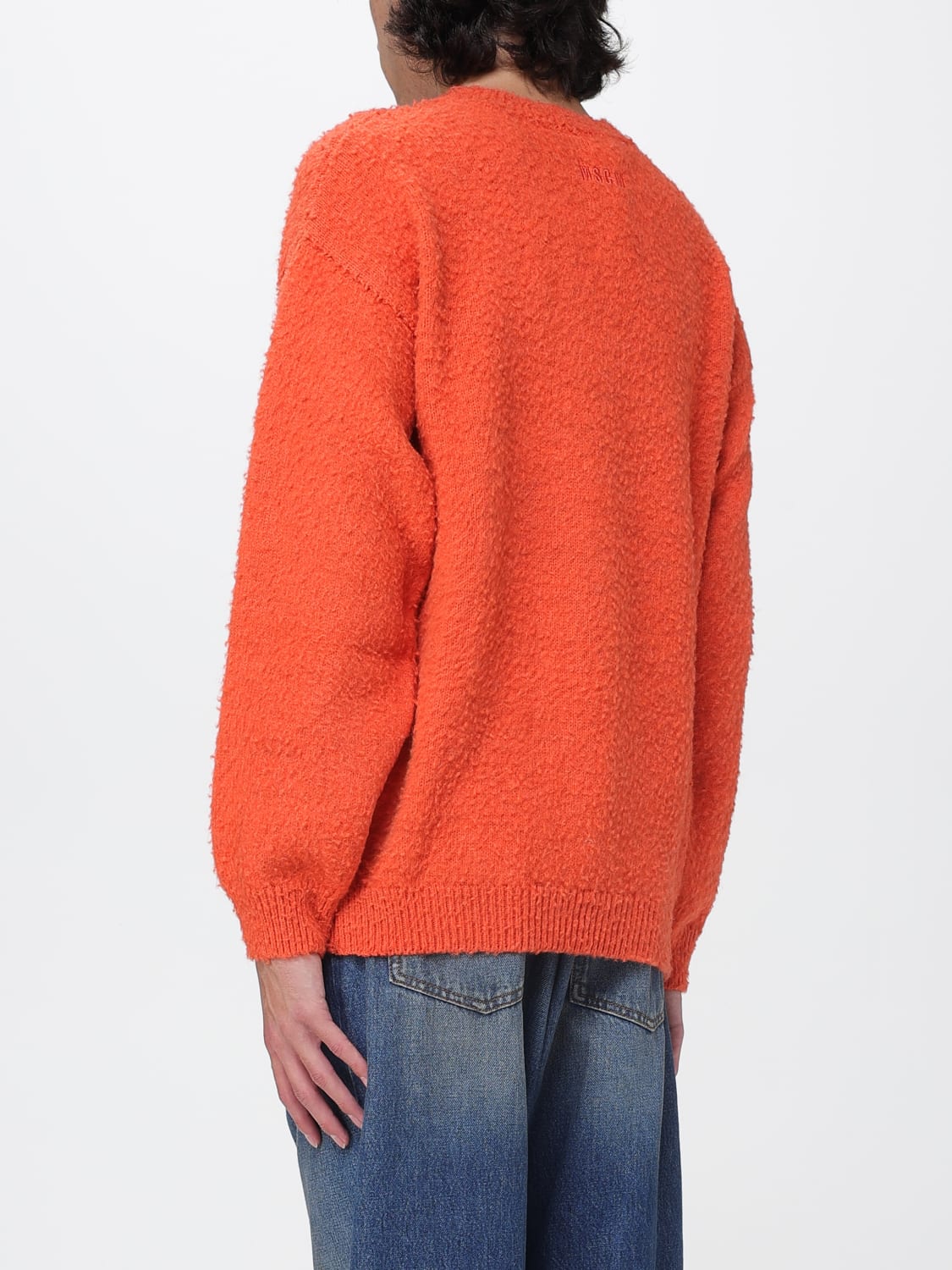 MSGM PULLOVER: Pullover herren MSGM, Orange - Img 2