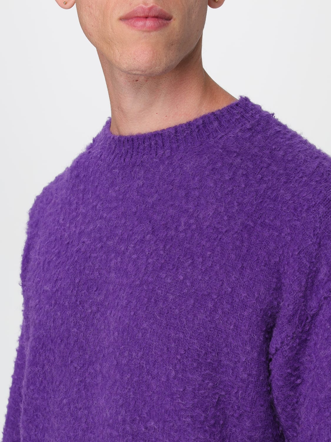 MSGM PULLOVER: Pullover herren MSGM, Violett - Img 3