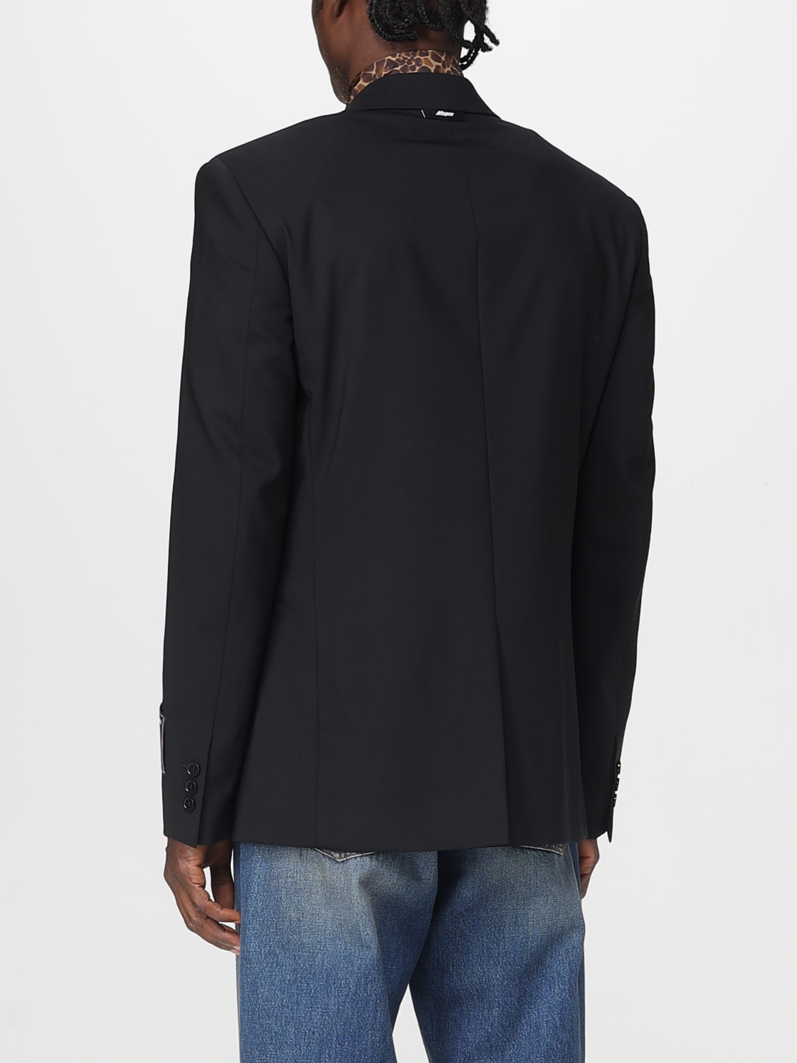 MSGM JACKET: Blazer men MSGM, Black - Img 3