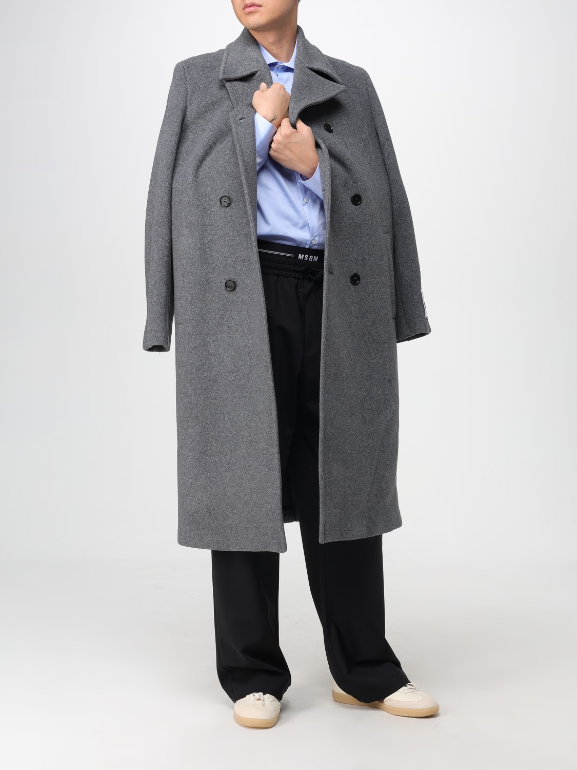 MSGM COAT: Coat men MSGM, Grey - Img 2