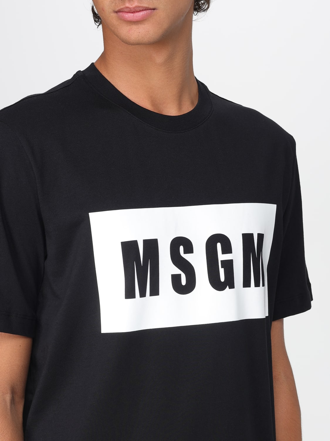 MSGM CAMISETA: Camiseta hombre MSGM, Negro - Img 3