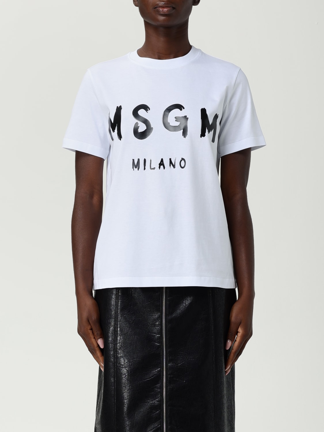 MSGM T-SHIRT: T-shirt woman MSGM, White - Img 1