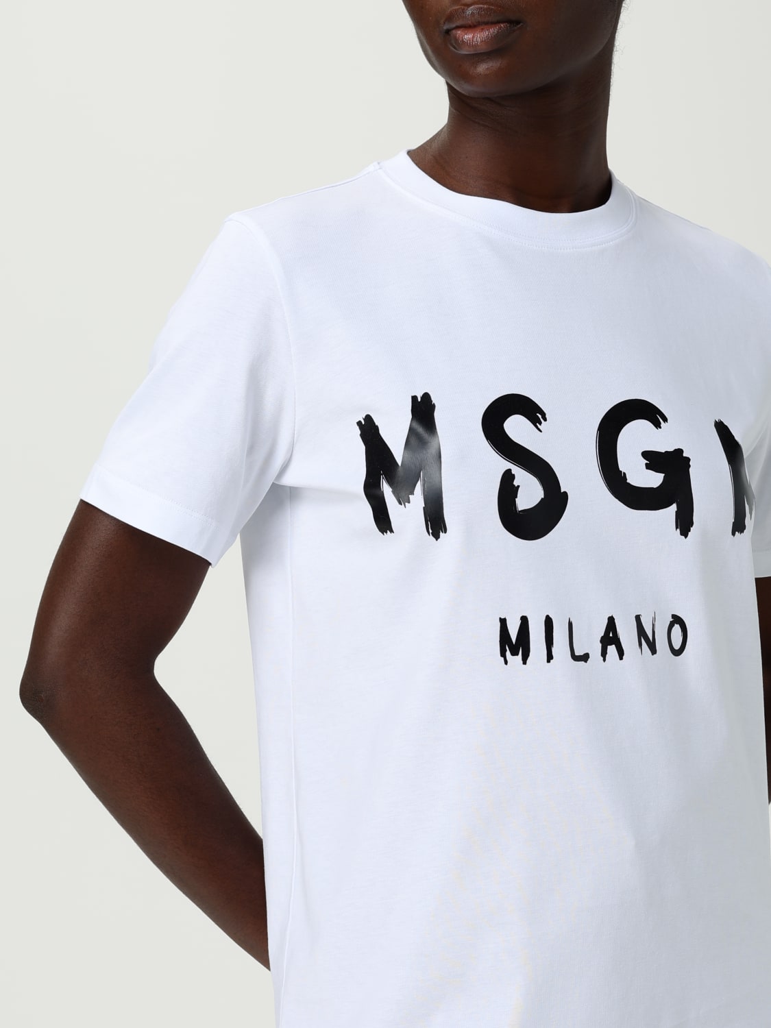 MSGM T-SHIRT: T-shirt woman MSGM, White - Img 3