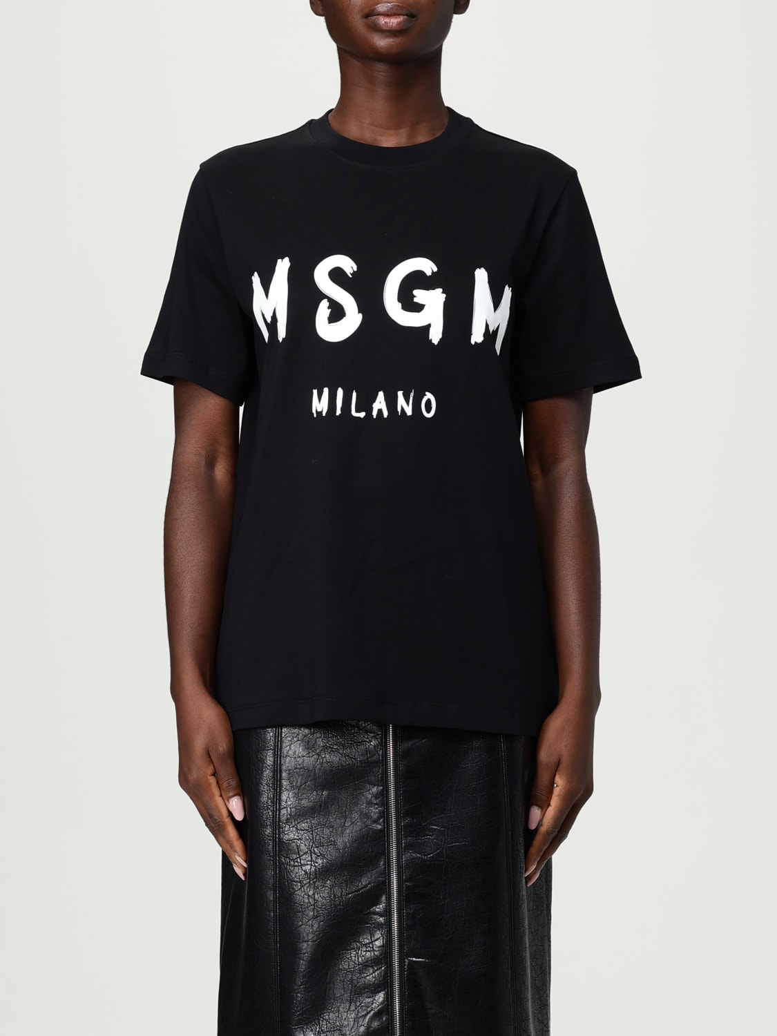 MSGM T-SHIRT: T-shirt femme MSGM, Noir - Img 1