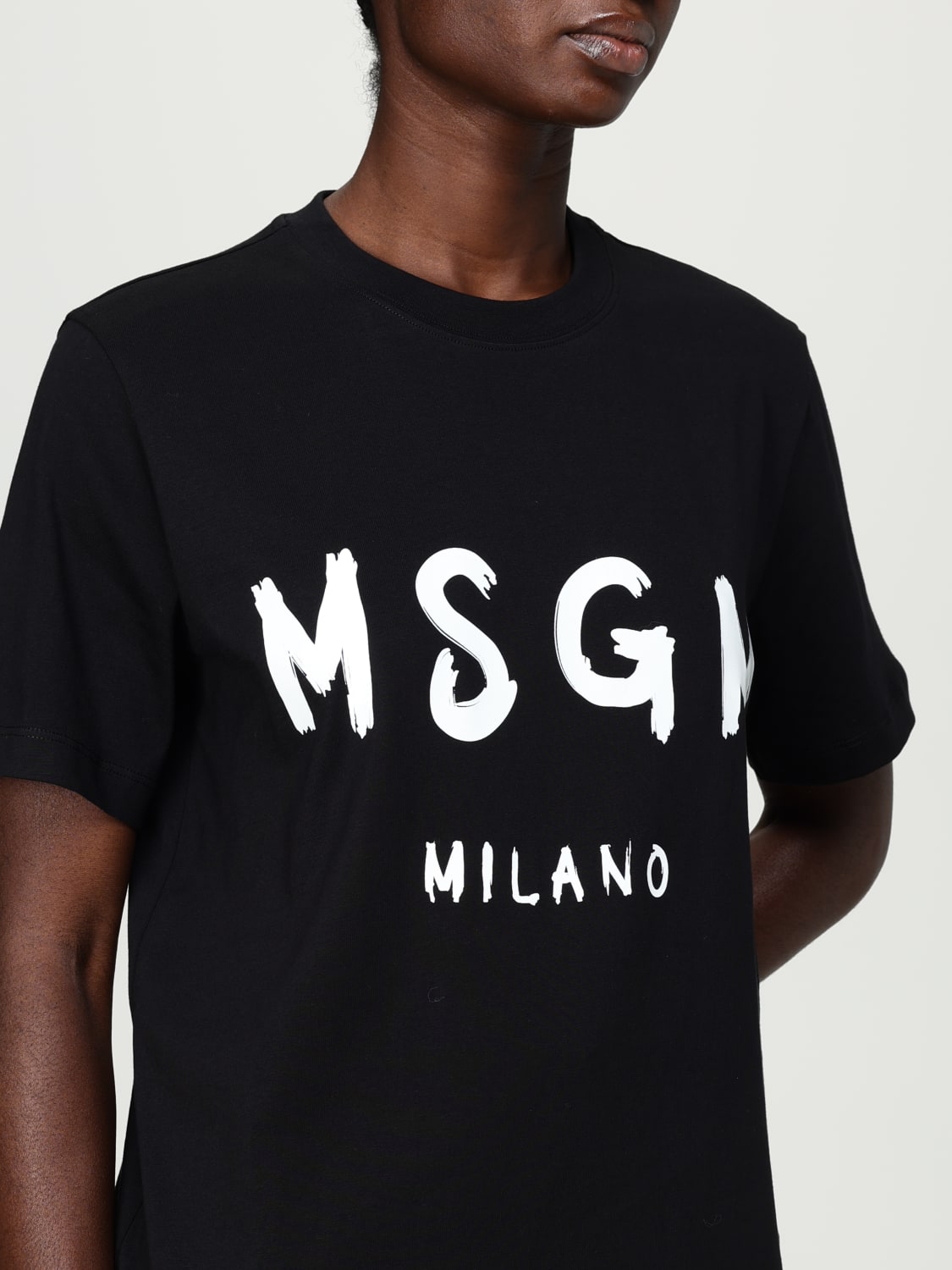 MSGM T-SHIRT: T-shirt femme MSGM, Noir - Img 3