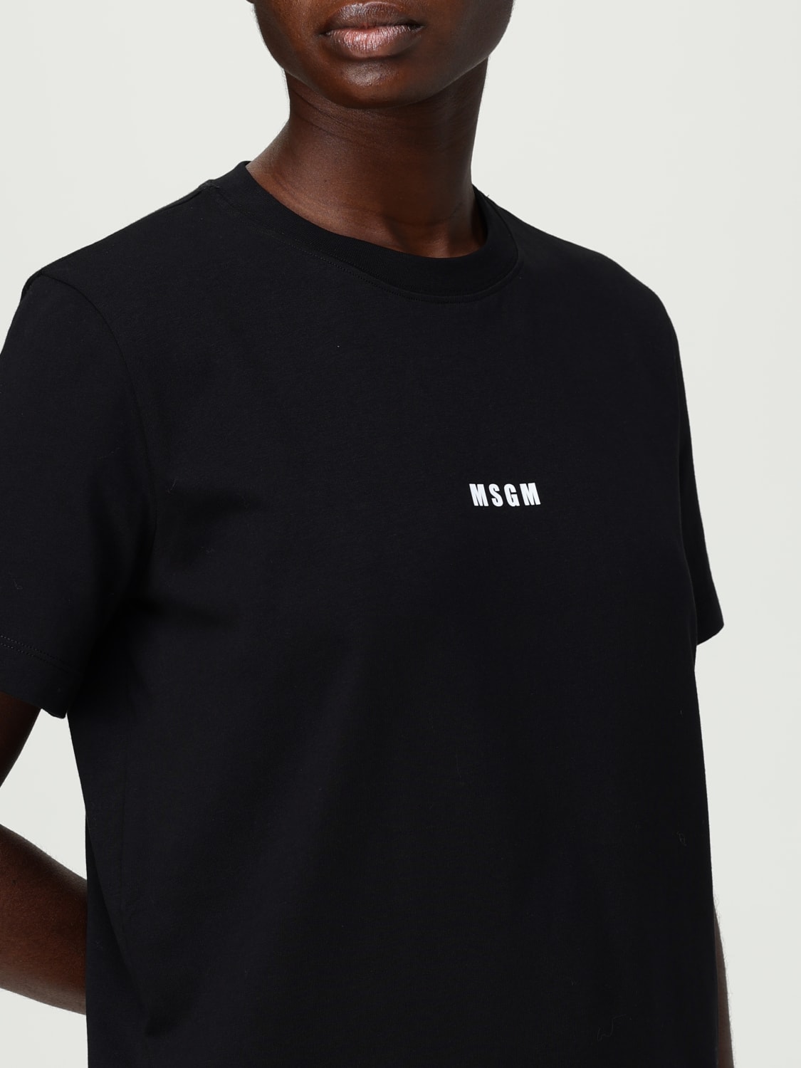 MSGM T-SHIRT: T-shirt woman MSGM, Black - Img 4