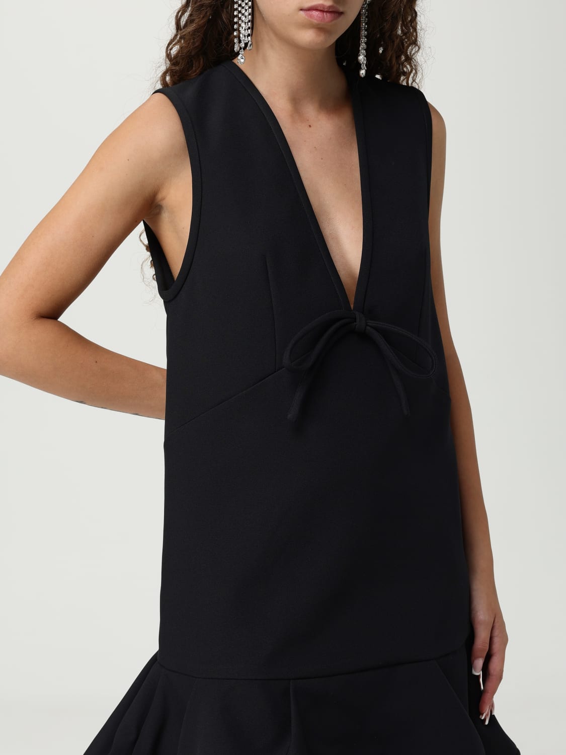 MSGM ROBE: Robes femme MSGM, Noir - Img 3