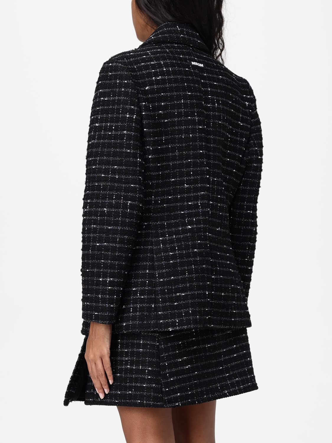 MSGM JACKET: Blazer woman MSGM, Black - Img 3