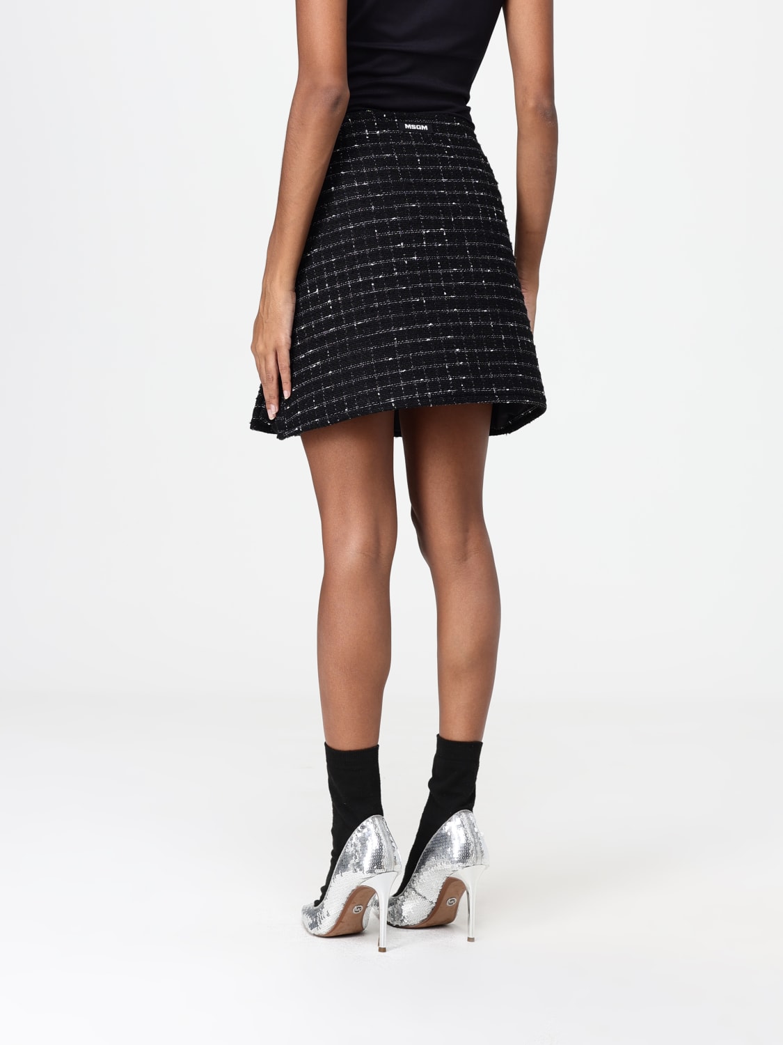 MSGM SKIRT: Skirt woman MSGM, Black - Img 3