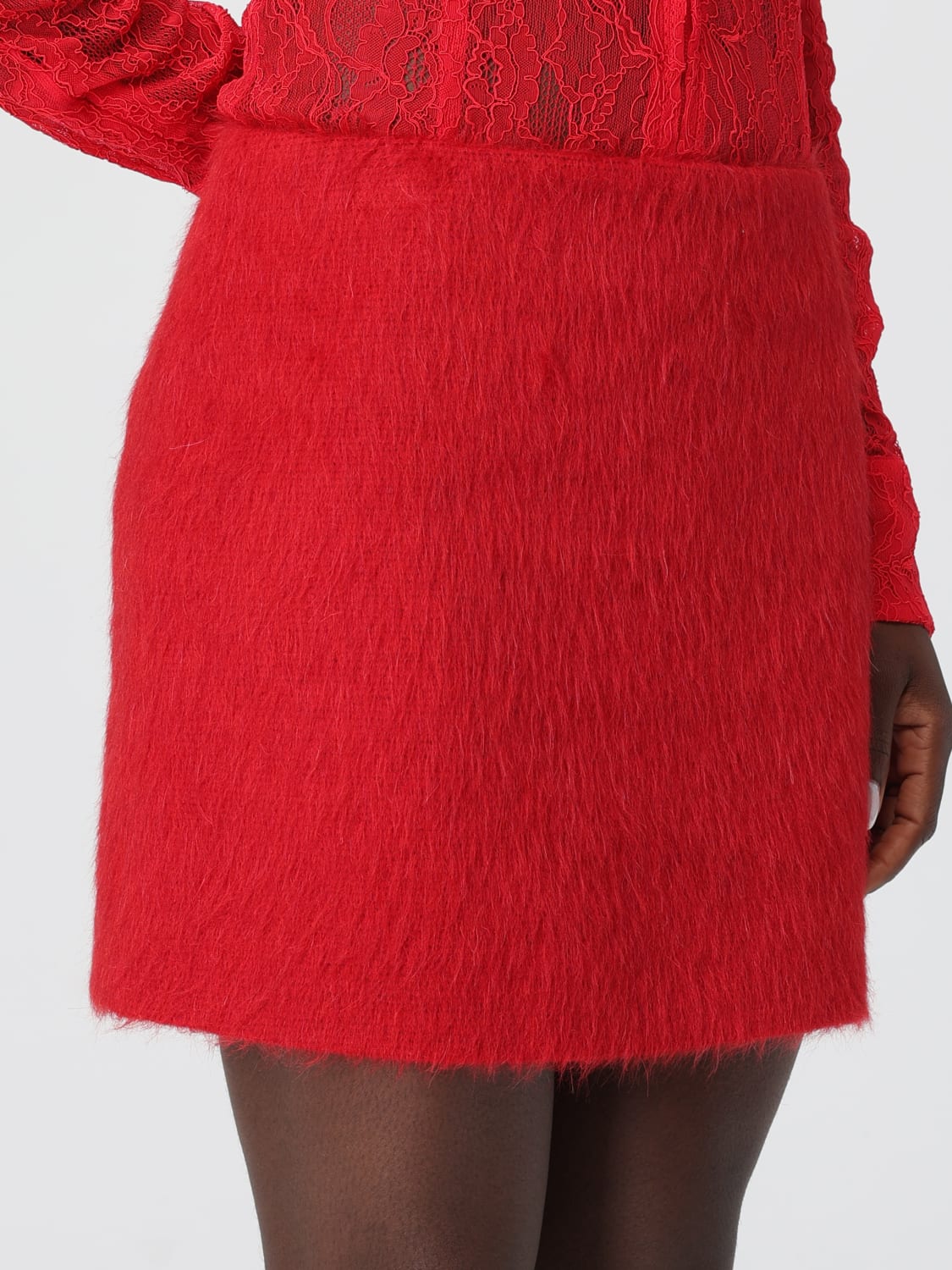 MSGM SKIRT: Skirt woman MSGM, Red - Img 3