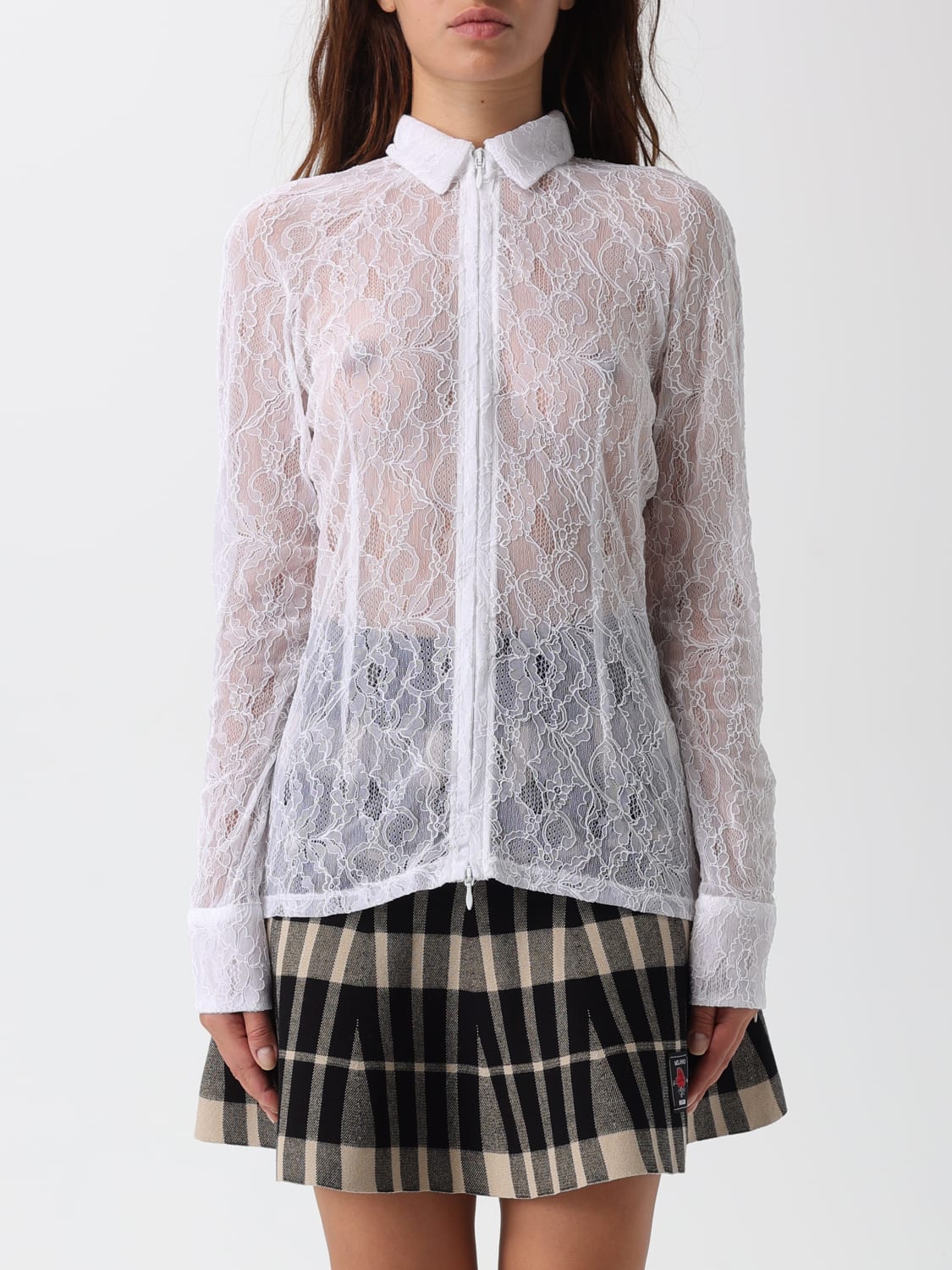 MSGM CAMISA: Camisa mujer MSGM, Mantequilla - Img 1