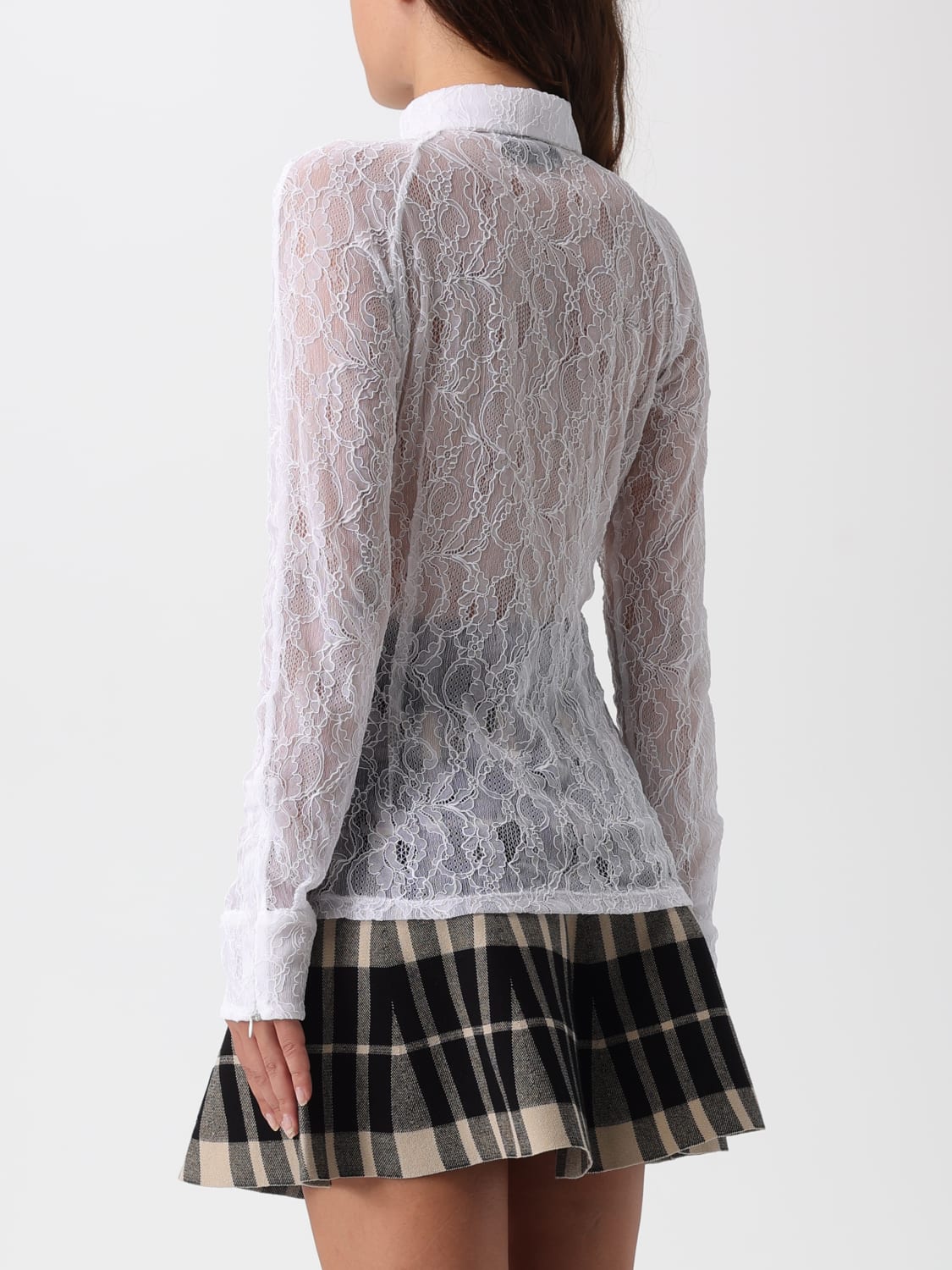 MSGM CAMISA: Camisa mujer MSGM, Mantequilla - Img 3