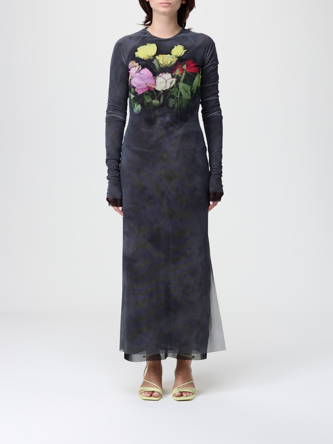 MSGM ROBE: Robes femme MSGM, Anthracite - Img 1