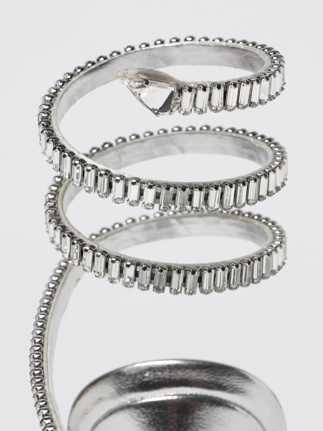 RENE CAOVILLA HEELED SANDAL: Shoes woman Rene Caovilla, Silver - Img 4