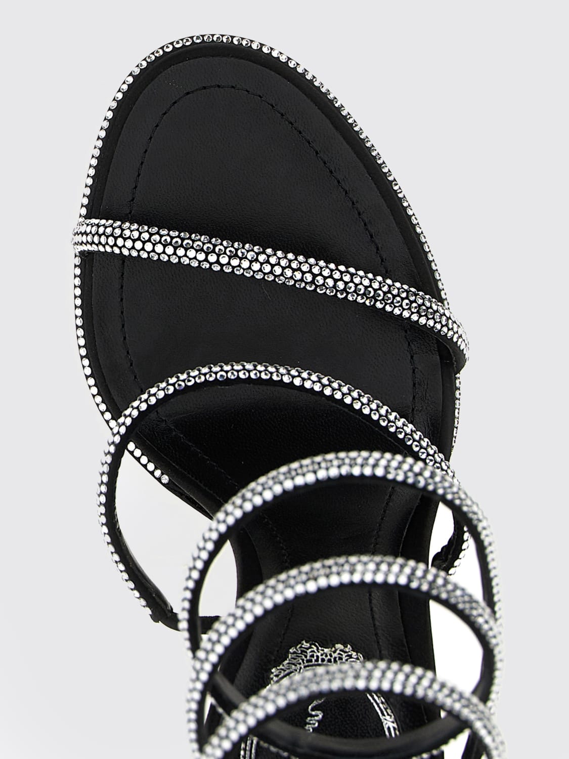 RENE CAOVILLA HEELED SANDAL: Shoes woman Rene Caovilla, Black - Img 4