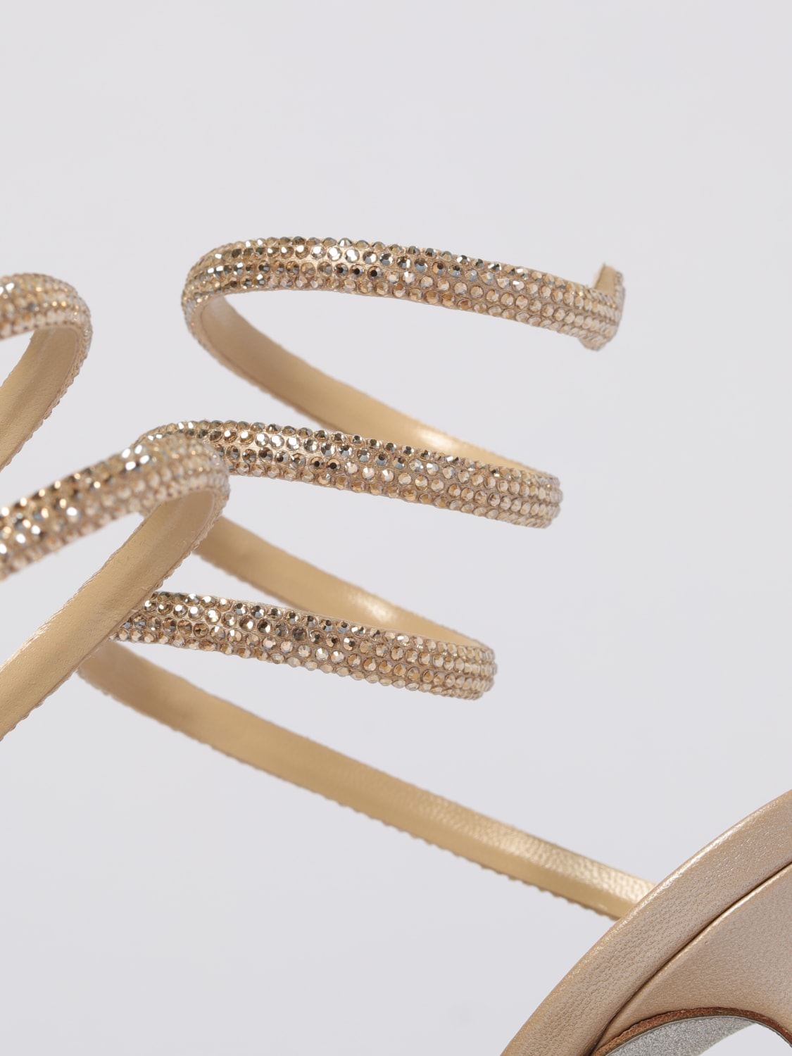 RENE CAOVILLA SANDALIAS DE TACÓN: Zapatos mujer Rene Caovilla, Beige - Img 4