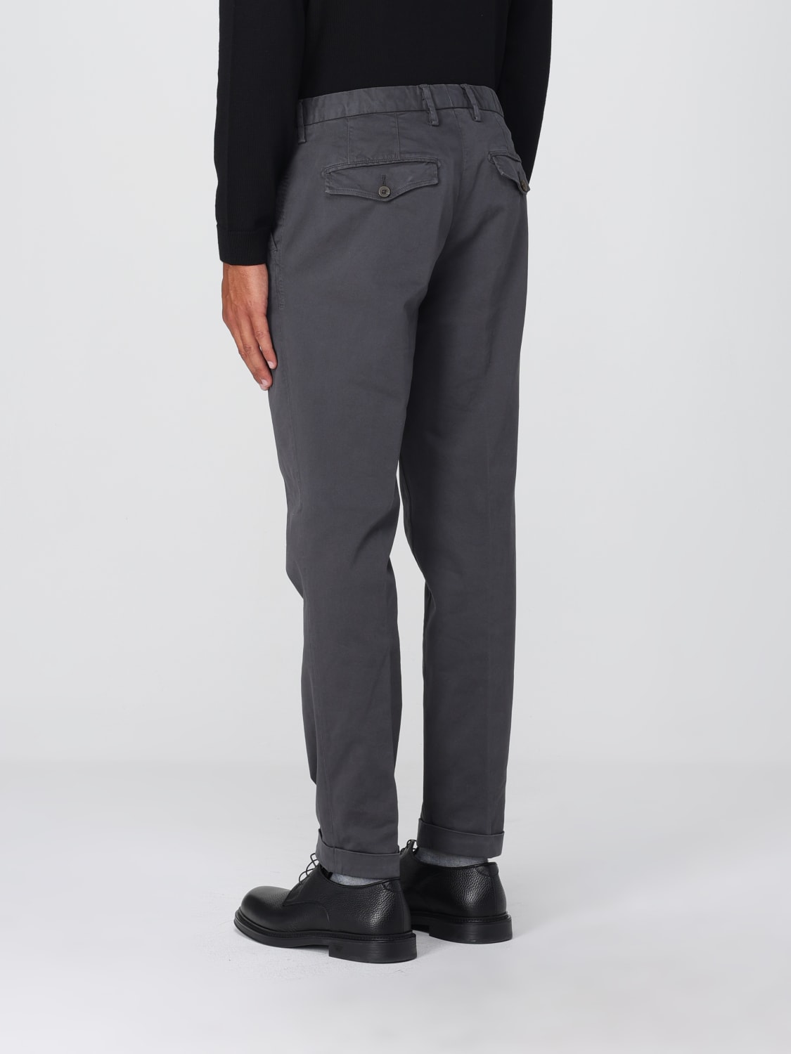 MYTHS PANTALONI: Pantalone Soft carrot regular fondo 17,5 Myths, Antracite - Img 2