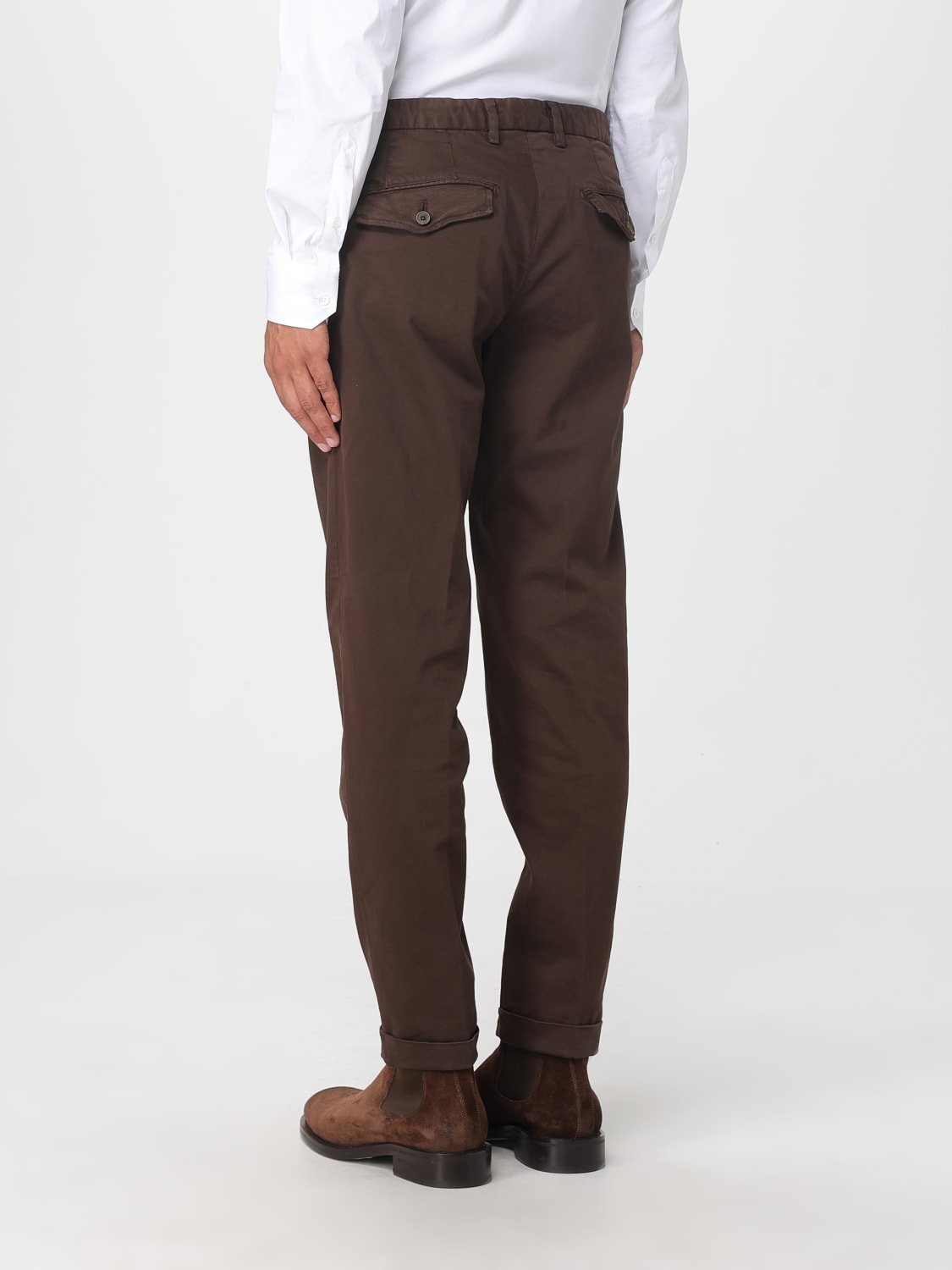 MYTHS PANTALONI: Pantalone Soft carrot regular fondo 17,5 Myths, Moro - Img 2