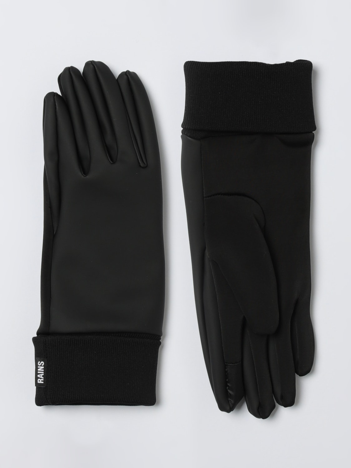 RAINS GLOVES: Gloves men Rains, Black - Img 1