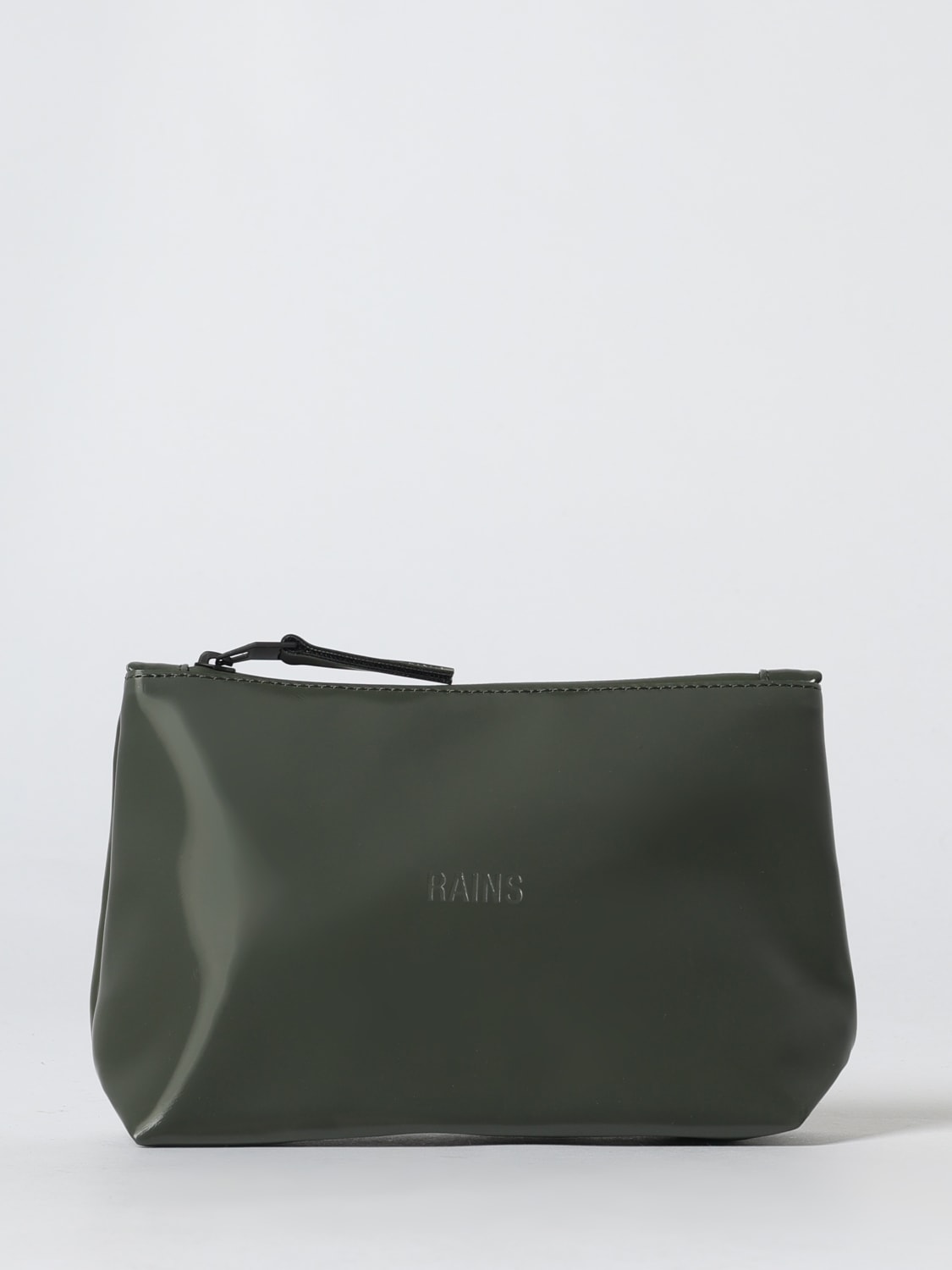 RAINS ACCESSORI BEAUTY: Borsa Cosmetic 1,8L Rains in PES, Verde - Img 1