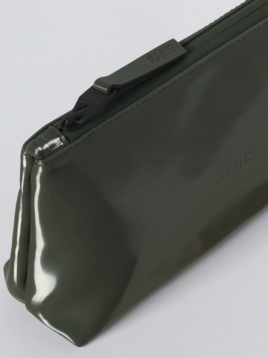RAINS ACCESSORI BEAUTY: Borsa Cosmetic 1,8L Rains in PES, Verde - Img 3
