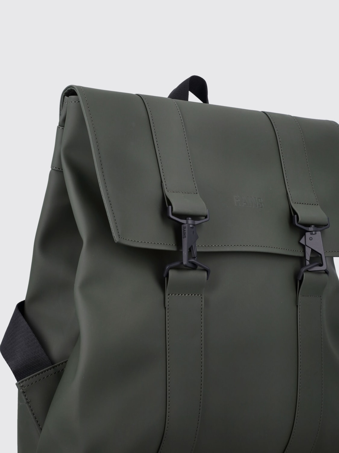RAINS 背包: 手袋 男士 Rains, 绿色 - Img 3