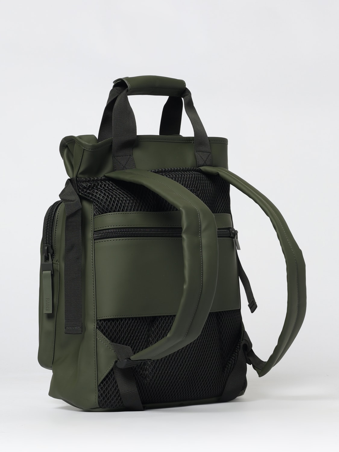 RAINS BACKPACK: Bags men Rains, Green - Img 2