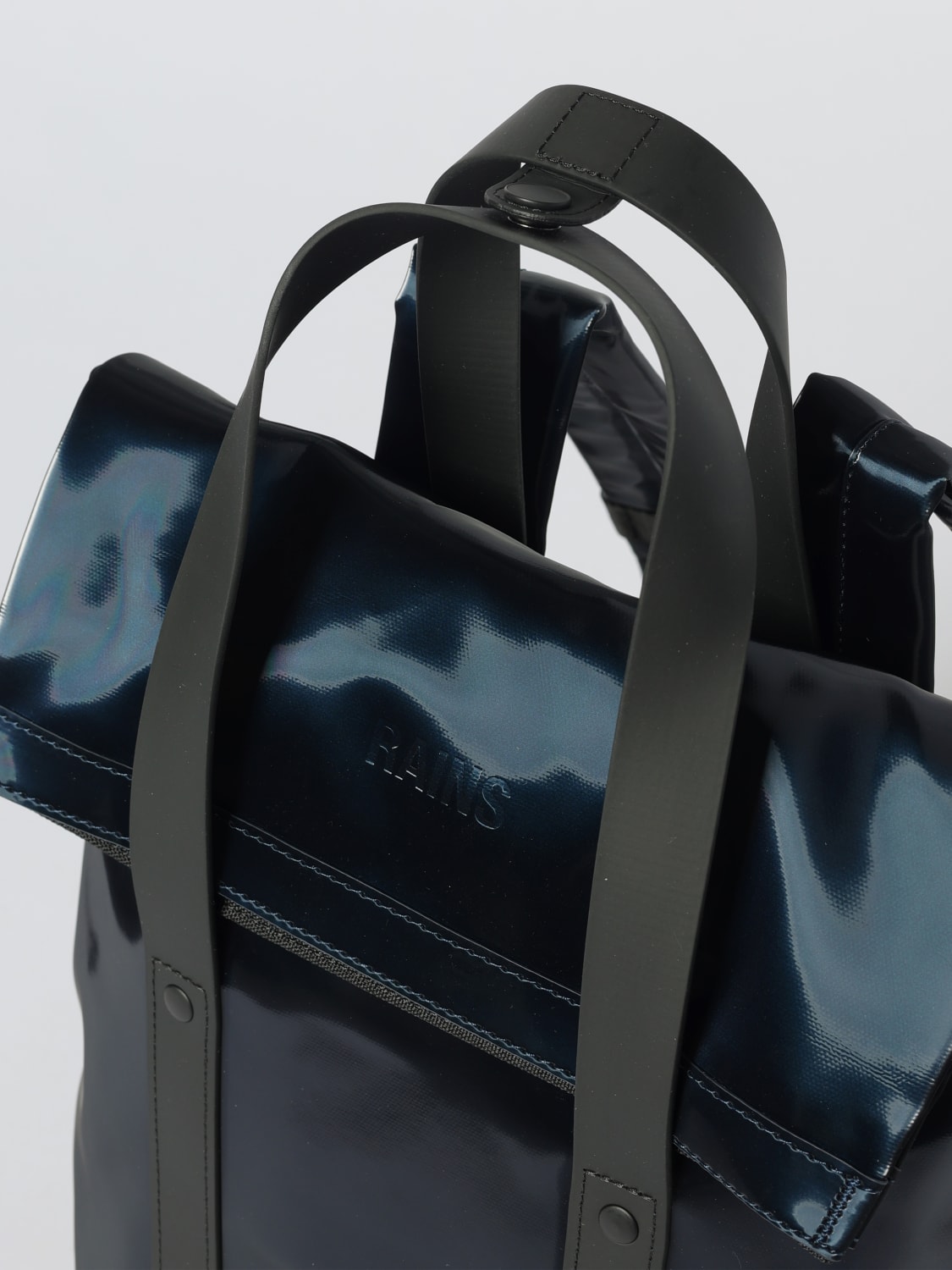 RAINS MOCHILA: Bolsos hombre Rains, Azul Oscuro - Img 3