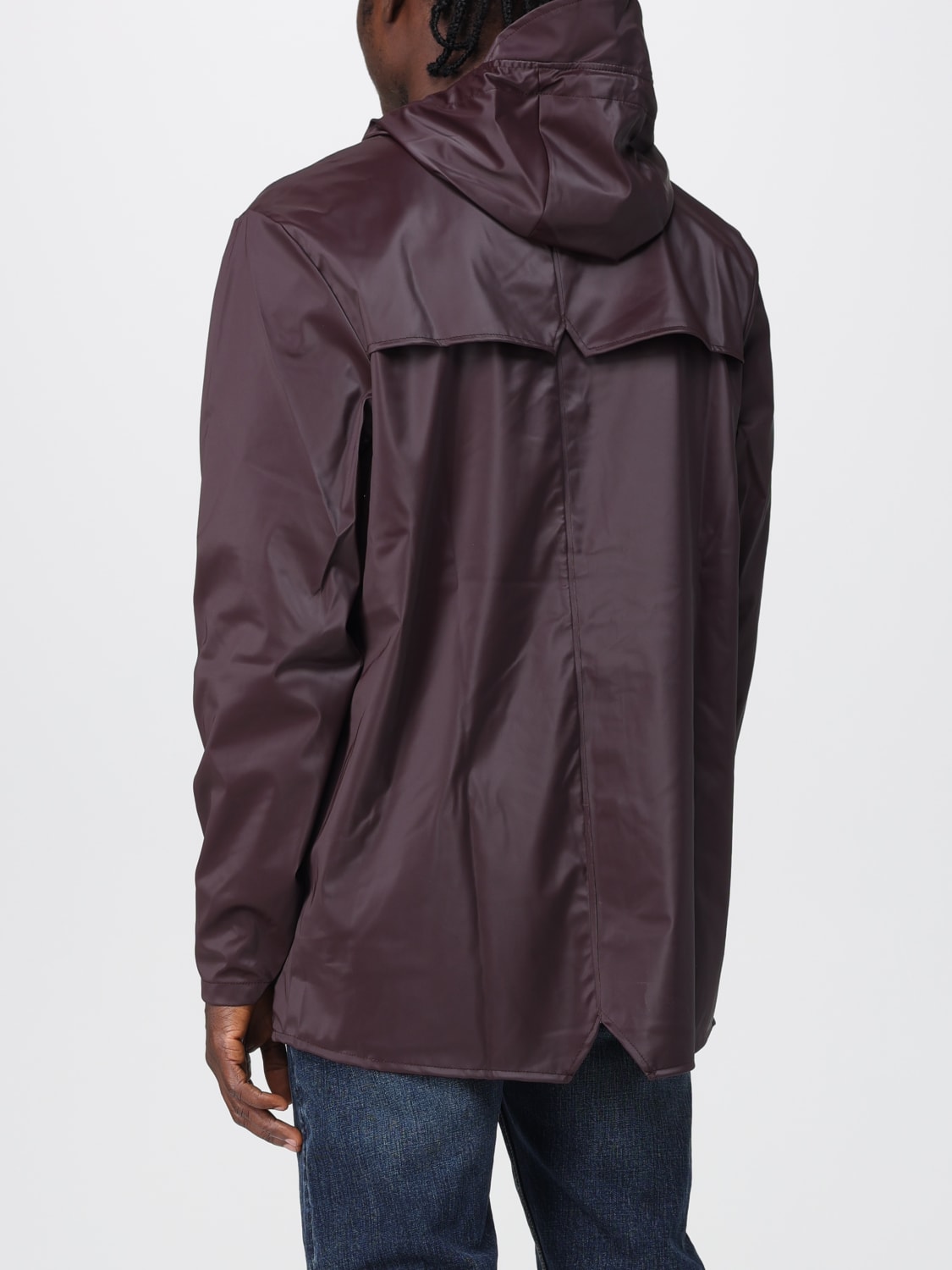 RAINS JACKET: Jacket men Rains, Red Purple - Img 2