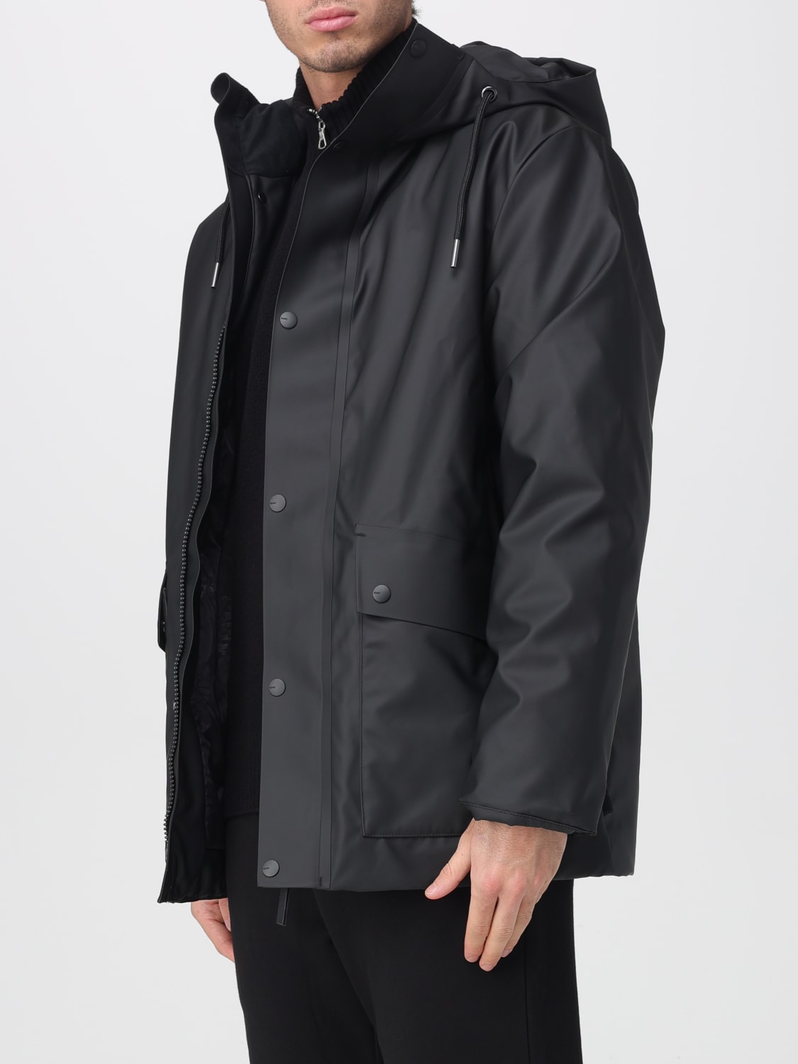 RAINS CHAQUETA: Chaqueta hombre Rains, Negro - Img 3