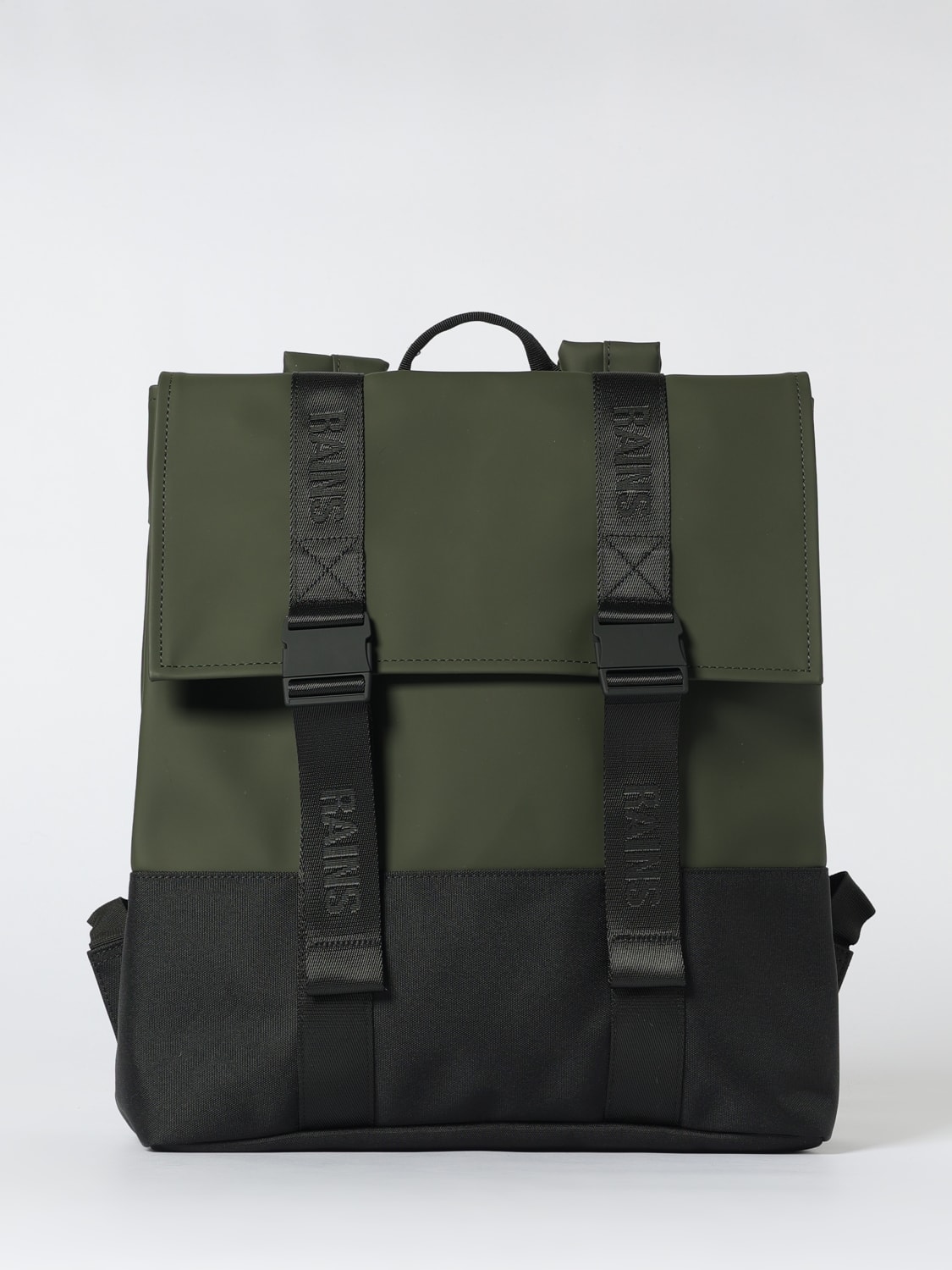 RAINS BACKPACK: Bags men Rains, Green - Img 1