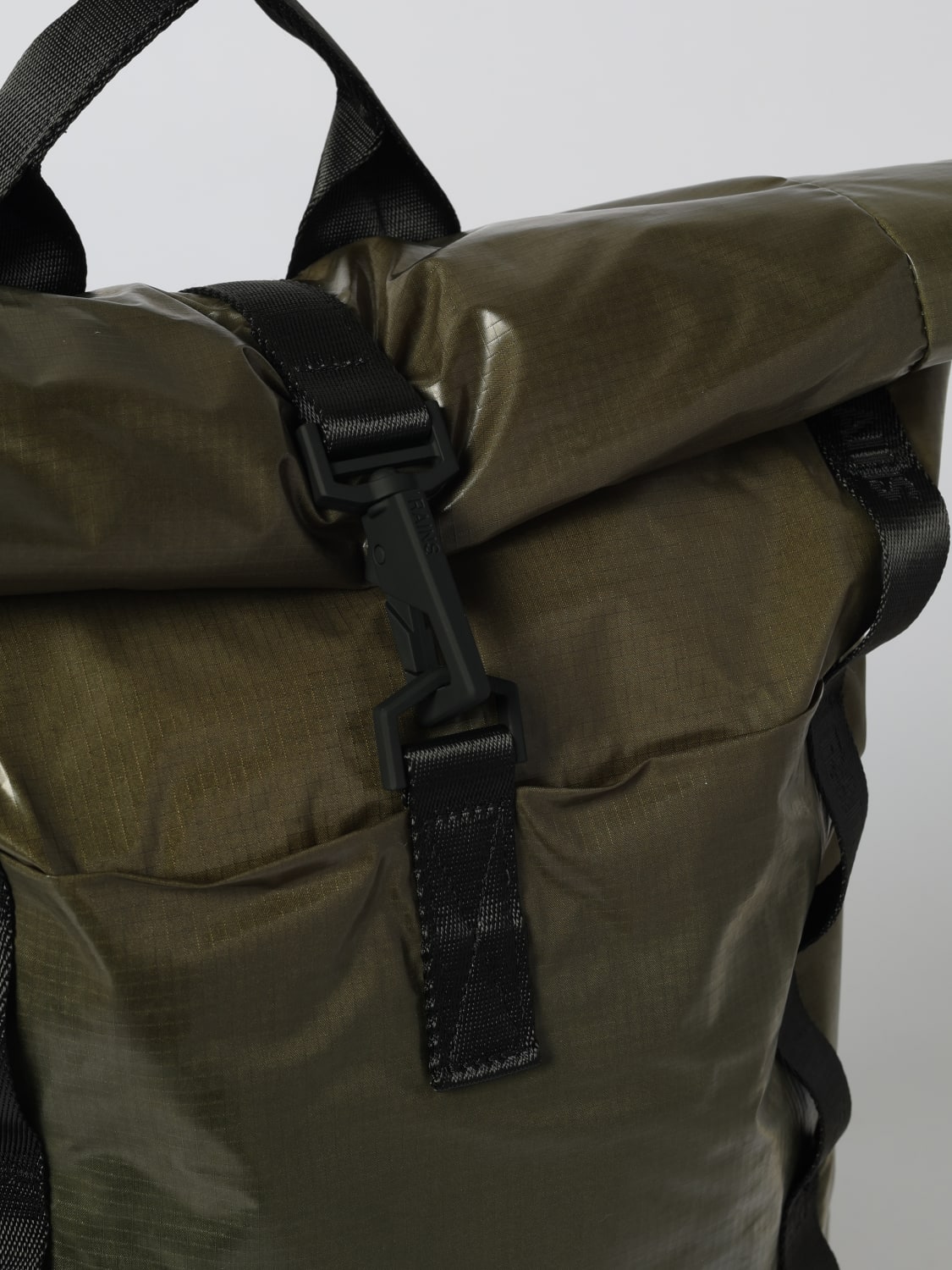 RAINS 背包: 手袋 男士 Rains, 绿色 - Img 3