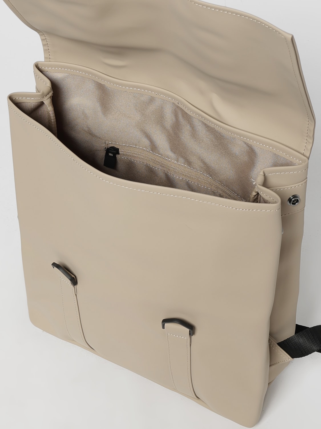 RAINS BACKPACK: Shoulder bag woman Rains, Beige - Img 4