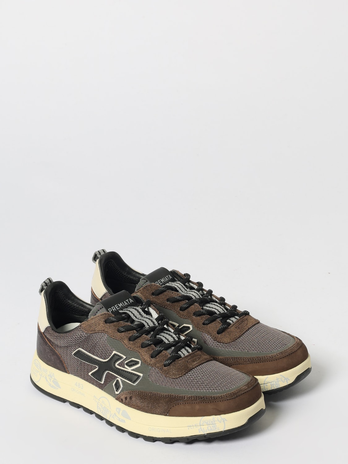 PREMIATA ZAPATILLAS: Zapatillas hombre Premiata, Carbón - Img 2