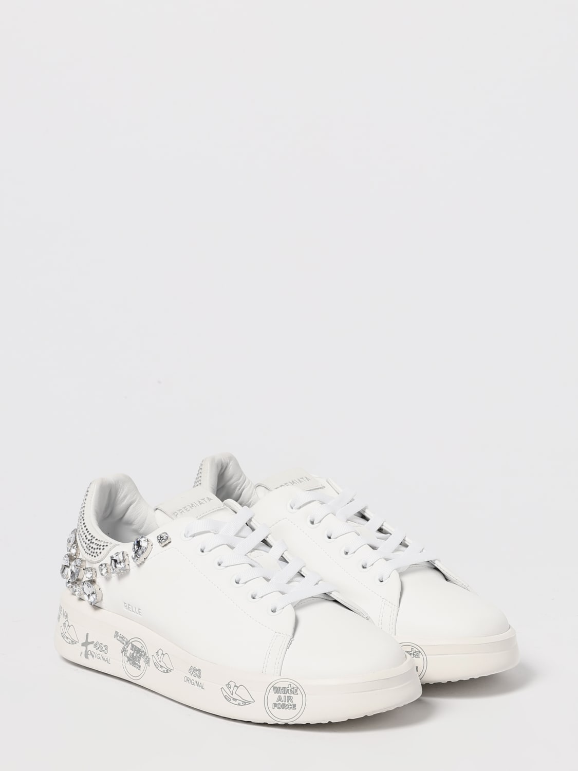 PREMIATA ZAPATILLAS: Zapatillas mujer Premiata, Blanco - Img 2