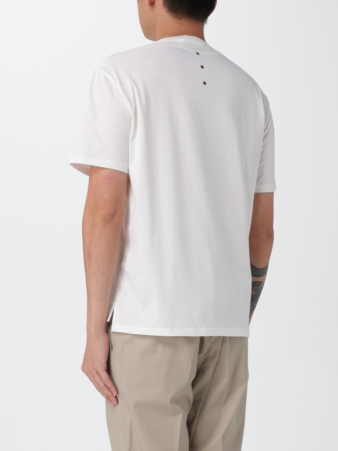 PREMIATA T-SHIRT: T-shirt in cotone basic Premiata, Bianco - Img 2