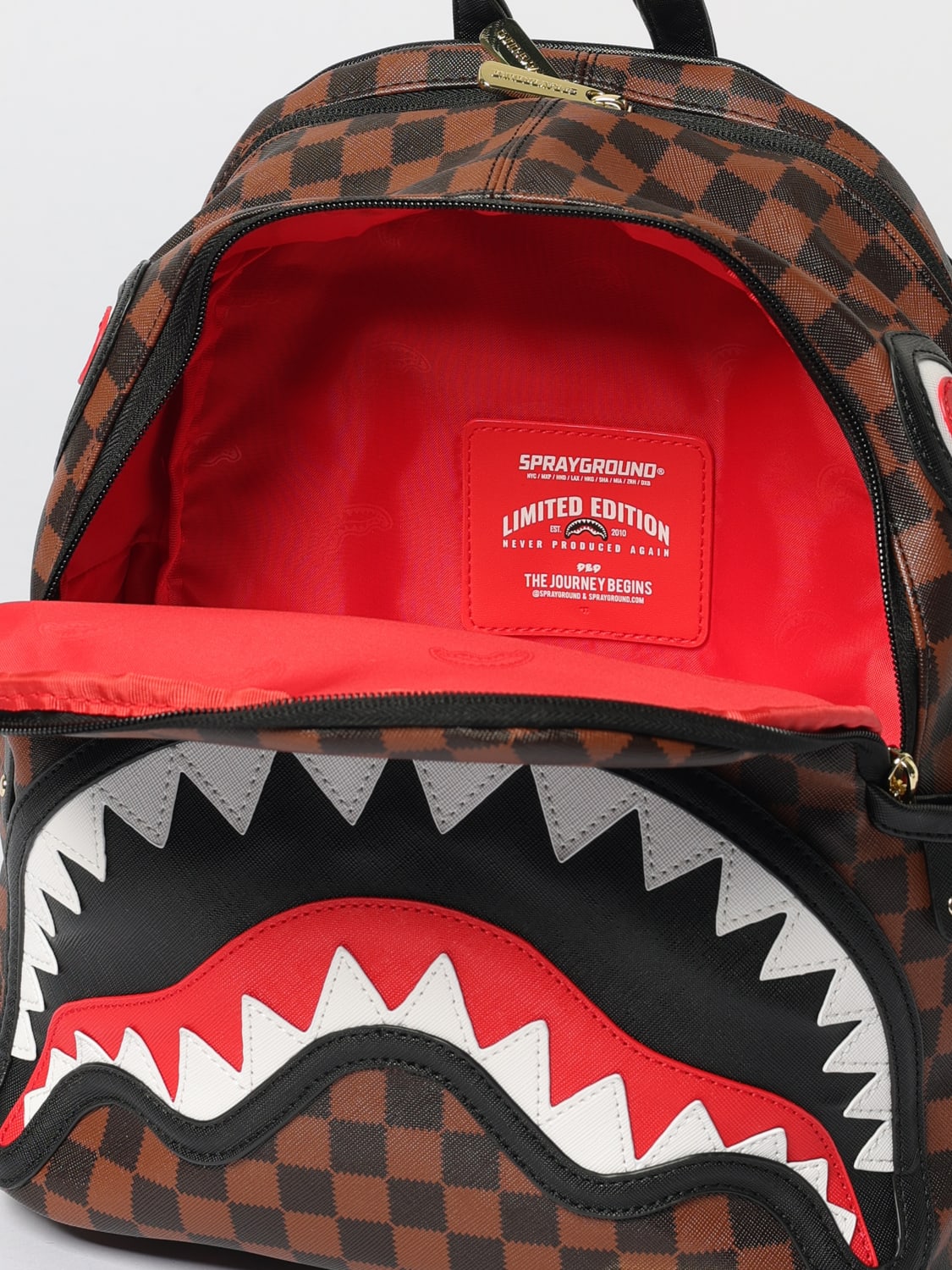 SPRAYGROUND RUCKSACK: Tasche herren Sprayground, Braun - Img 4