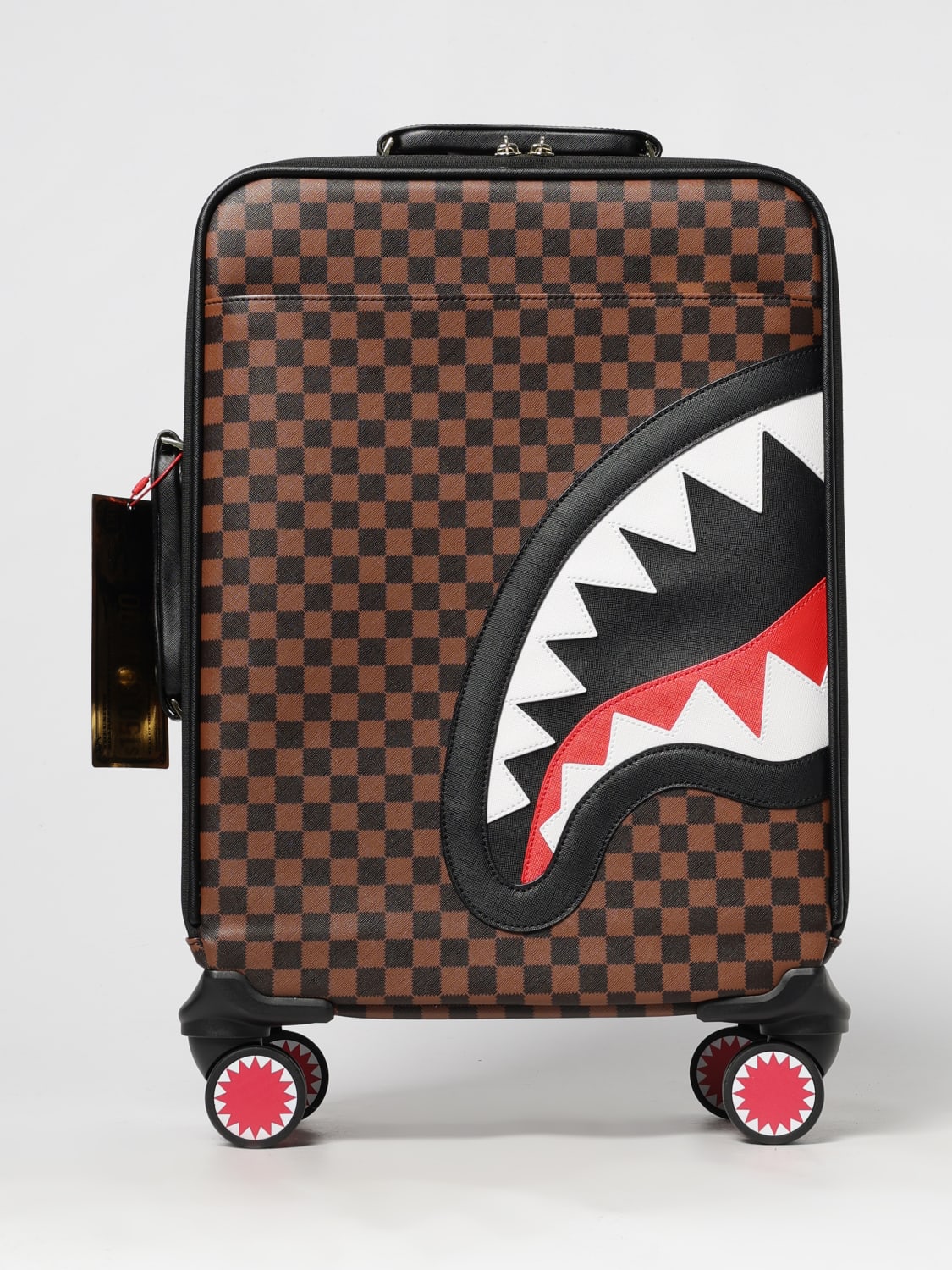 SPRAYGROUND TRAVEL BAG: Bags men Sprayground, Brown - Img 1