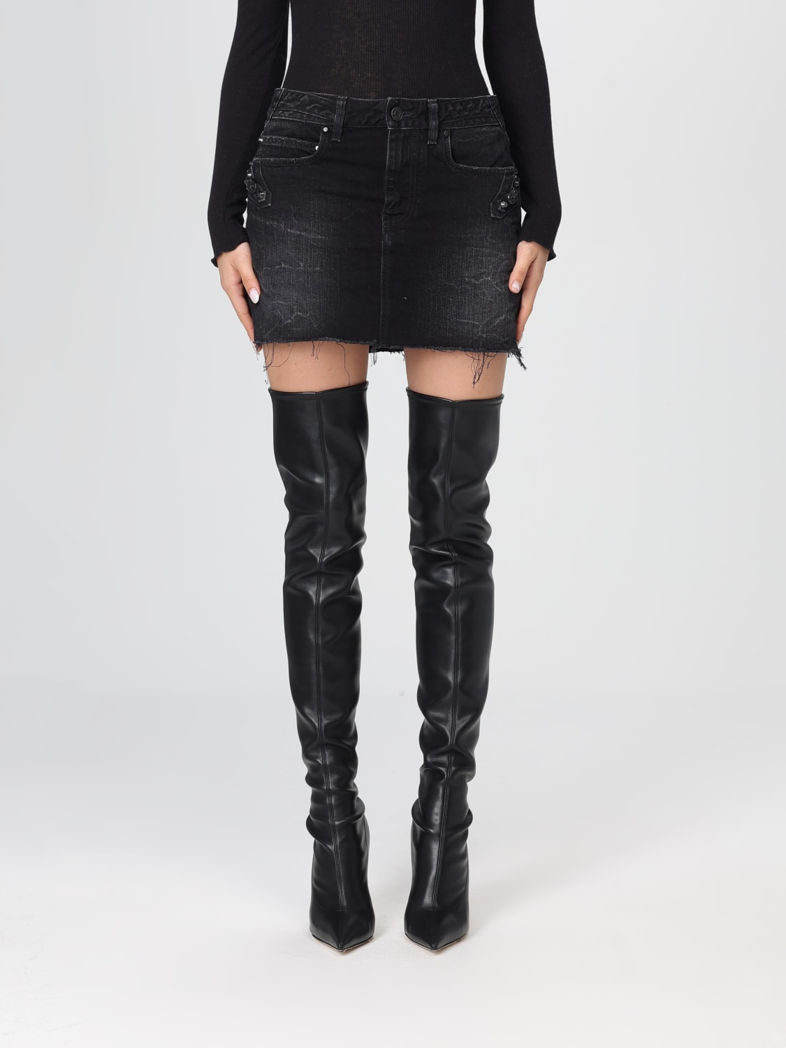 BALENCIAGA SKIRT: Skirt woman Balenciaga, Black - Img 1