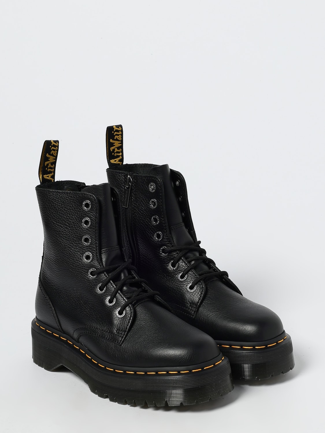 DR. MARTENS BOOTS: Shoes woman Dr. Martens, Black - Img 2