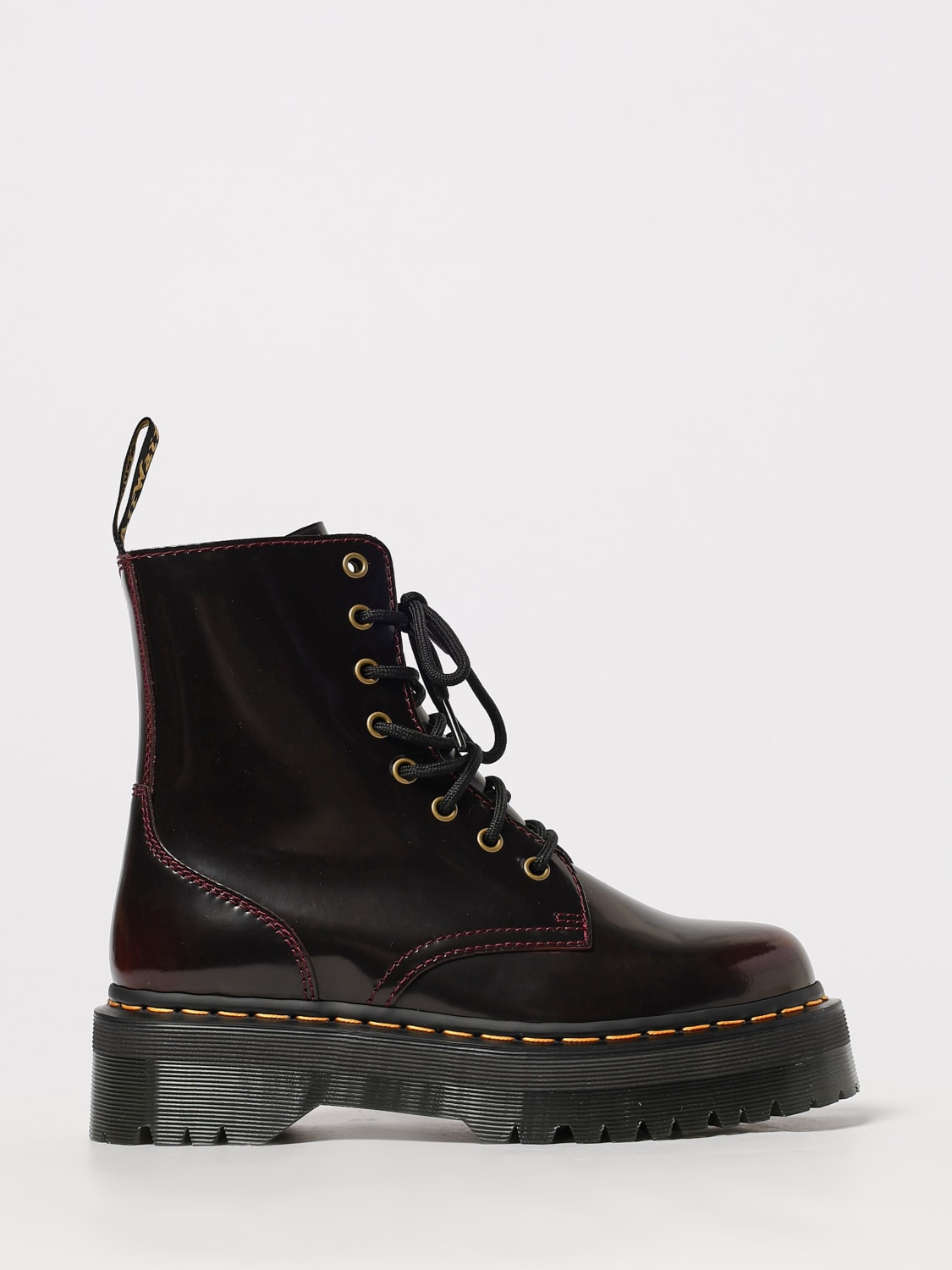 DR. MARTENS BOOTS: Shoes woman Dr. Martens, Burgundy - Img 1