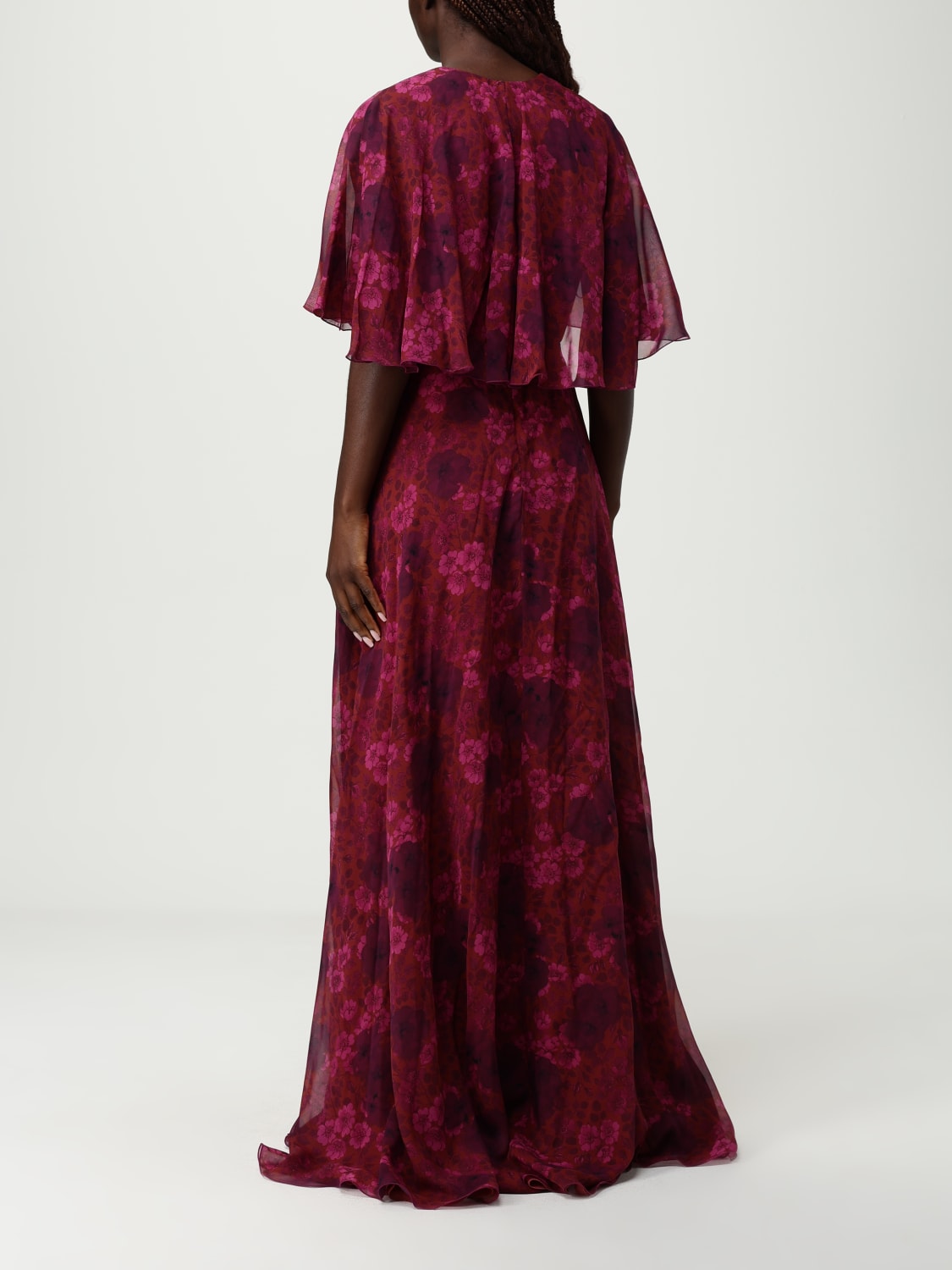 GIAMBATTISTA VALLI ROBE: Robes femme Giambattista Valli, Bordeaux - Img 2