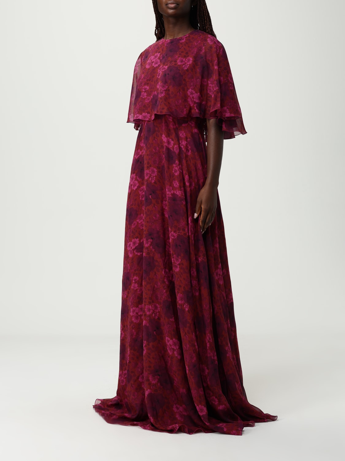 GIAMBATTISTA VALLI ROBE: Robes femme Giambattista Valli, Bordeaux - Img 3