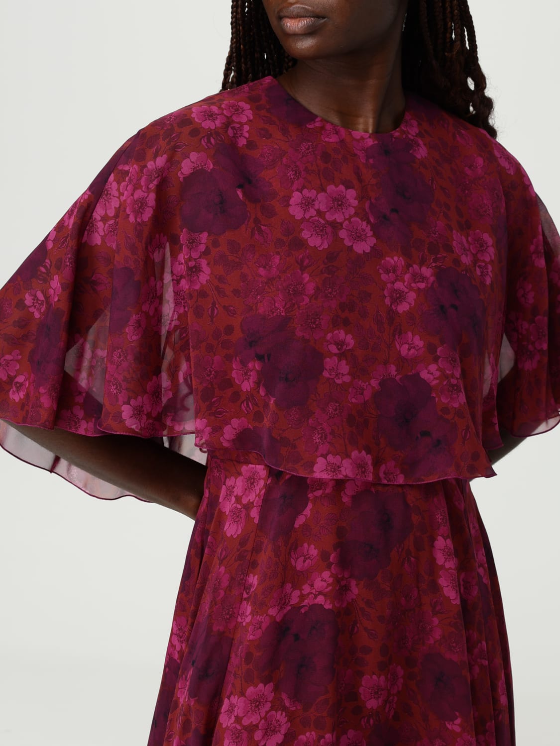 GIAMBATTISTA VALLI ROBE: Robes femme Giambattista Valli, Bordeaux - Img 4