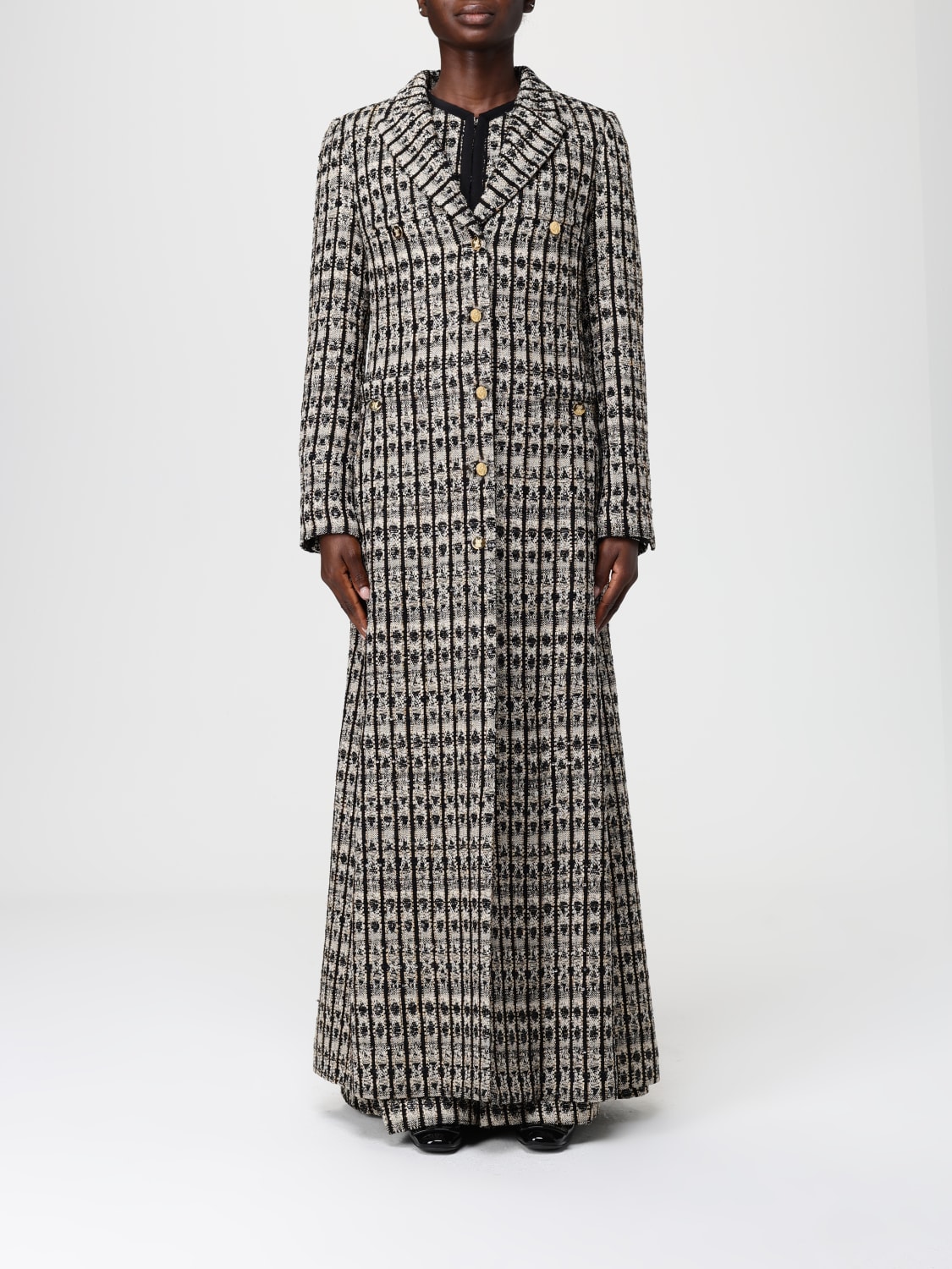 GIAMBATTISTA VALLI COAT: Coat woman Giambattista Valli, Black - Img 1