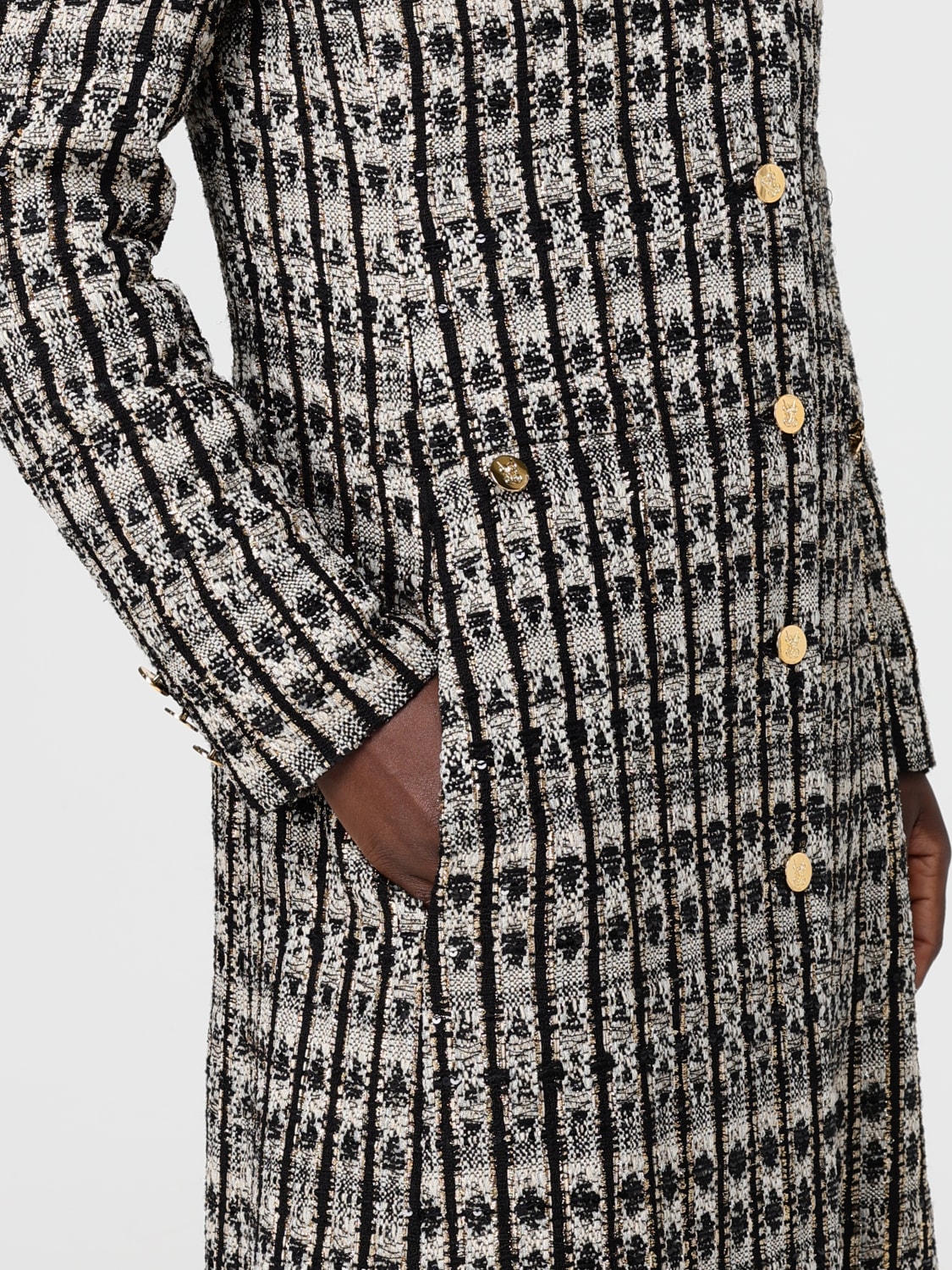 GIAMBATTISTA VALLI COAT: Coat woman Giambattista Valli, Black - Img 5