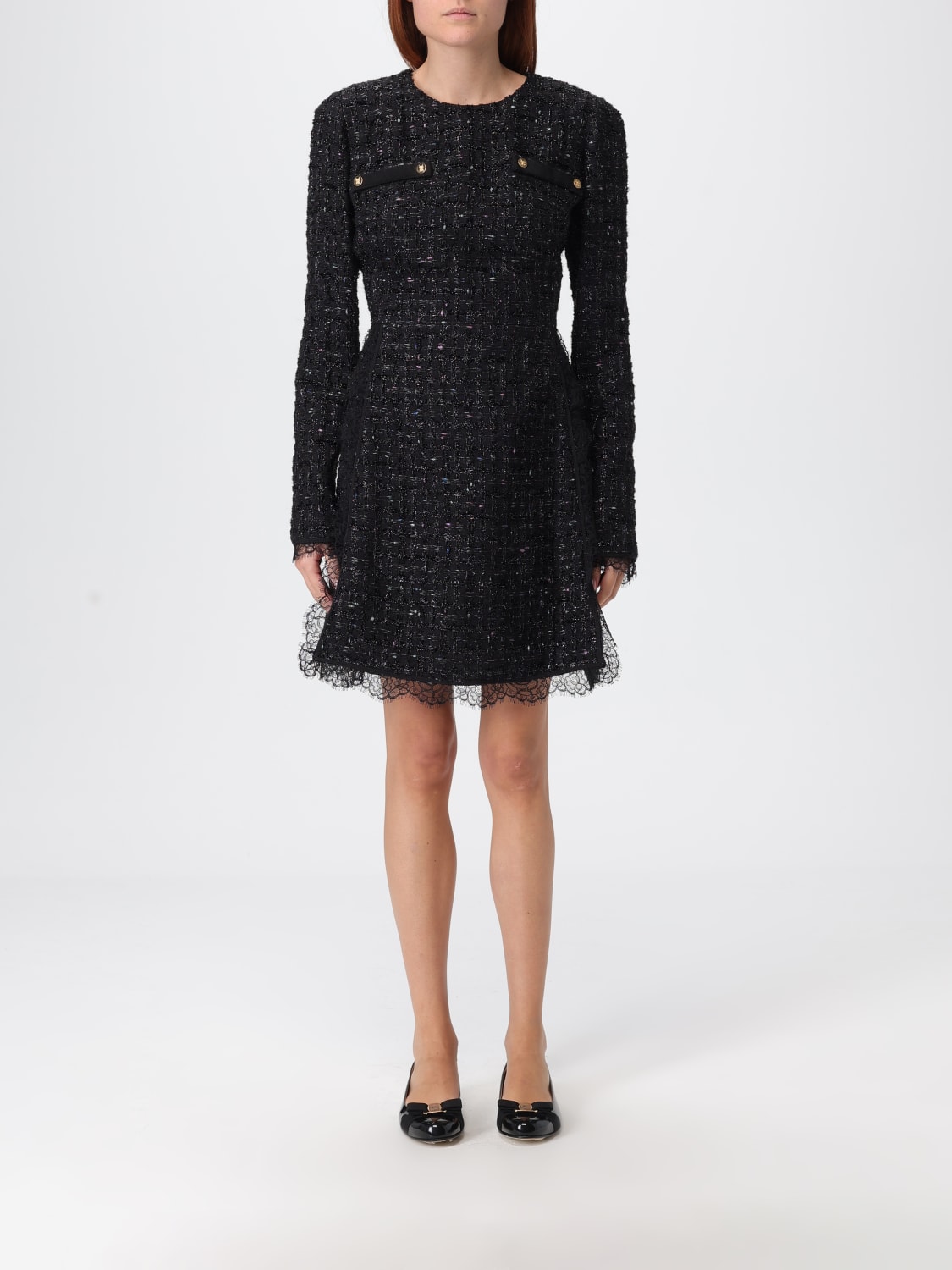 GIAMBATTISTA VALLI 连衣裙: 连衣裙 女士 Giambattista Valli, 黑色 - Img 1