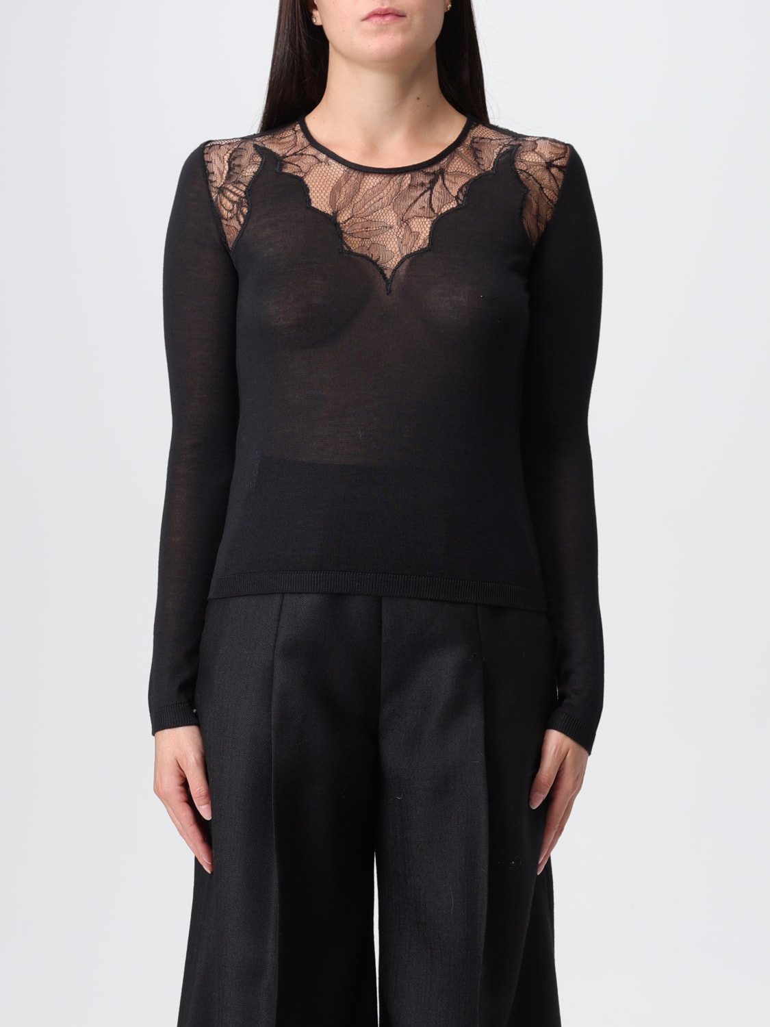 GIAMBATTISTA VALLI TOP: Top mujer Giambattista Valli, Negro - Img 1