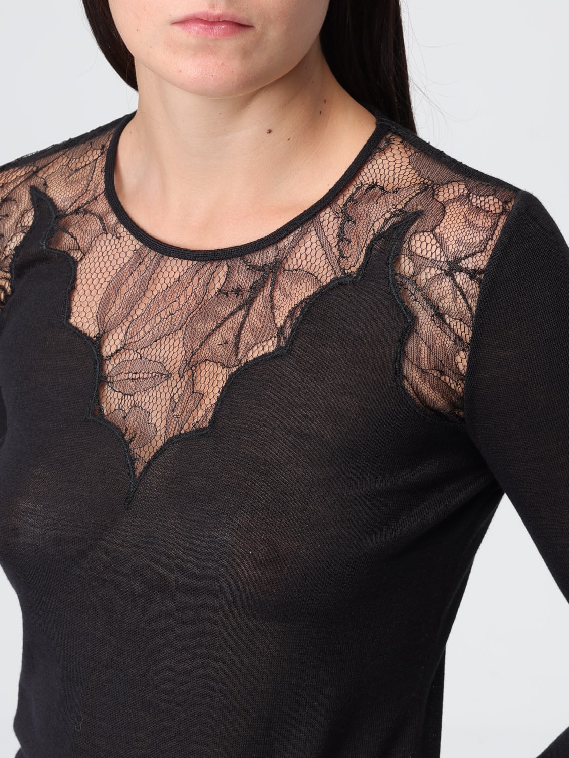 GIAMBATTISTA VALLI TOP: Top mujer Giambattista Valli, Negro - Img 5